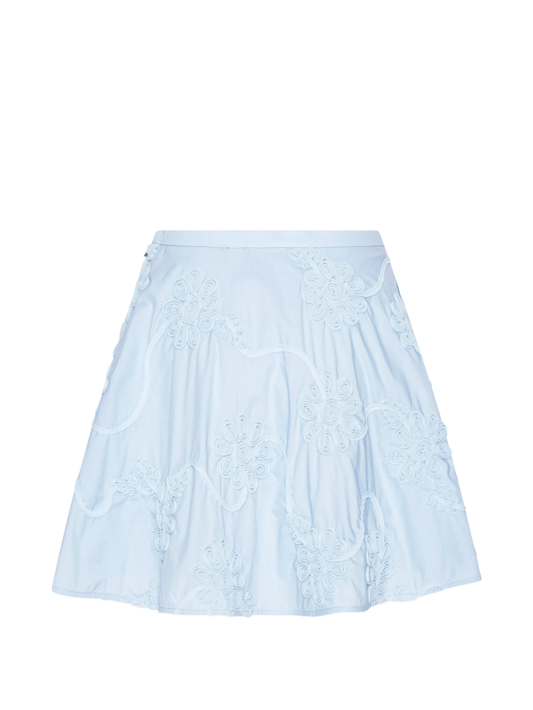 flower mini skirt