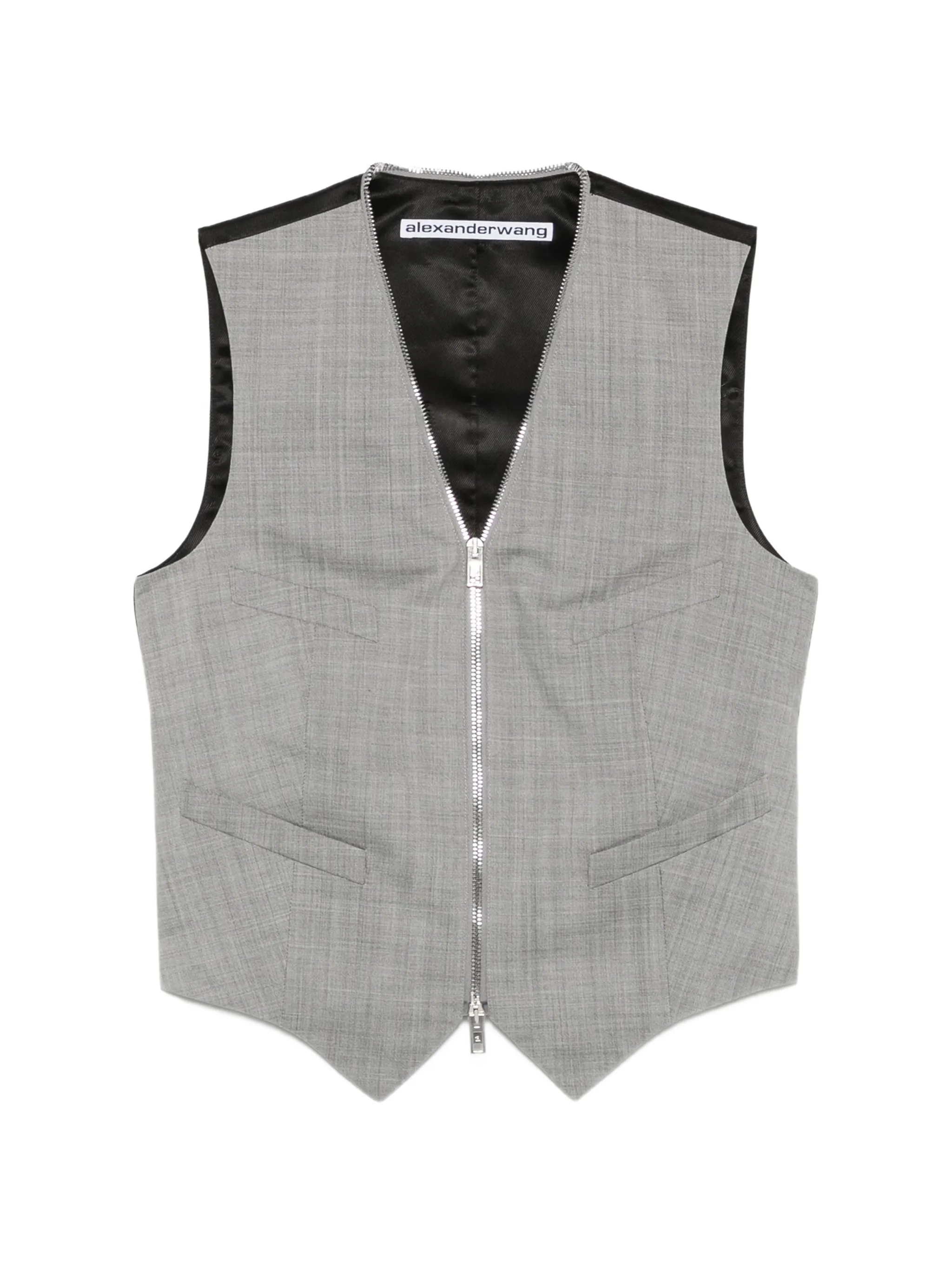Continuous Loop zipper tailored vest