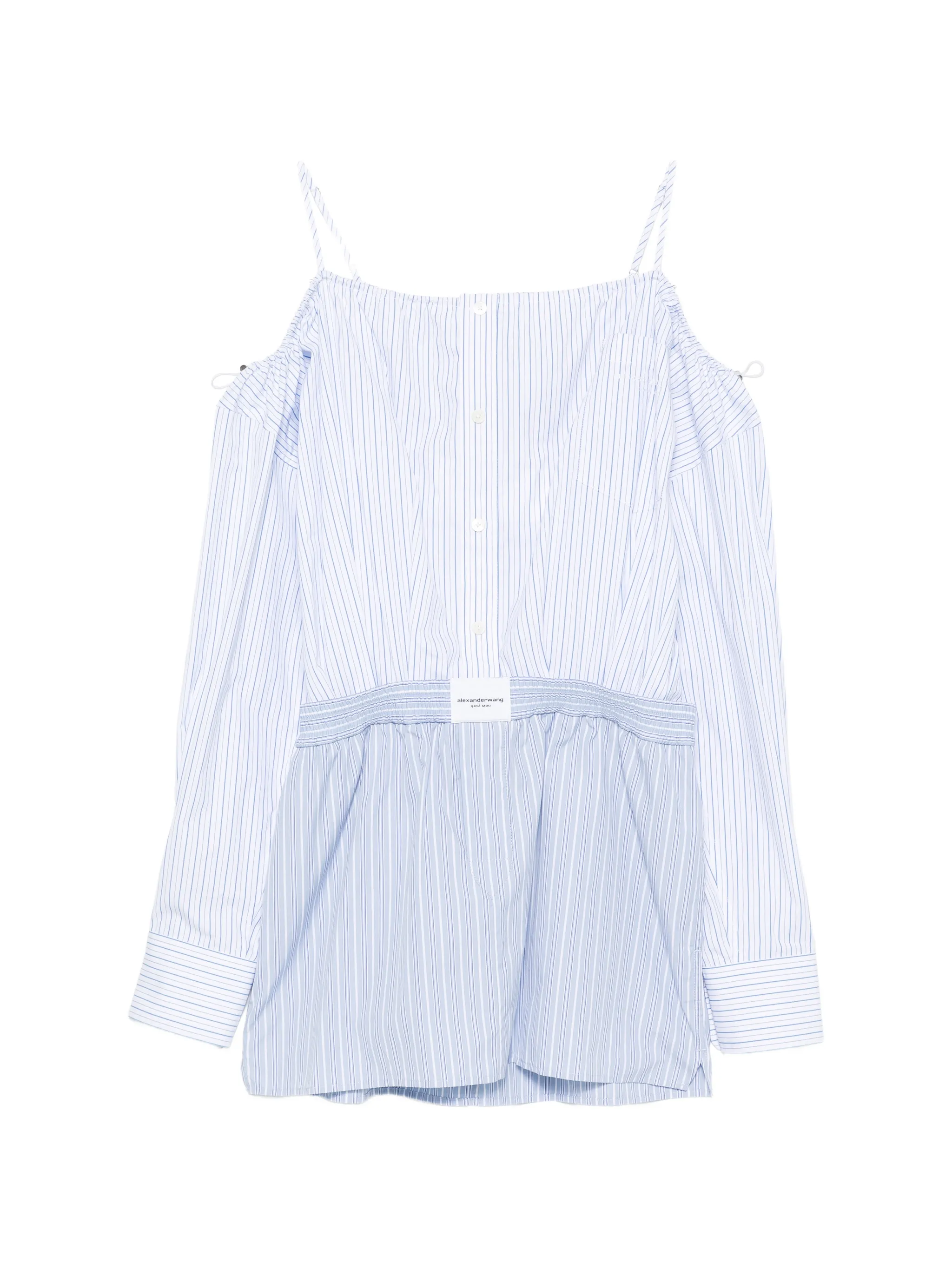 off shoulder dress with boxer waist