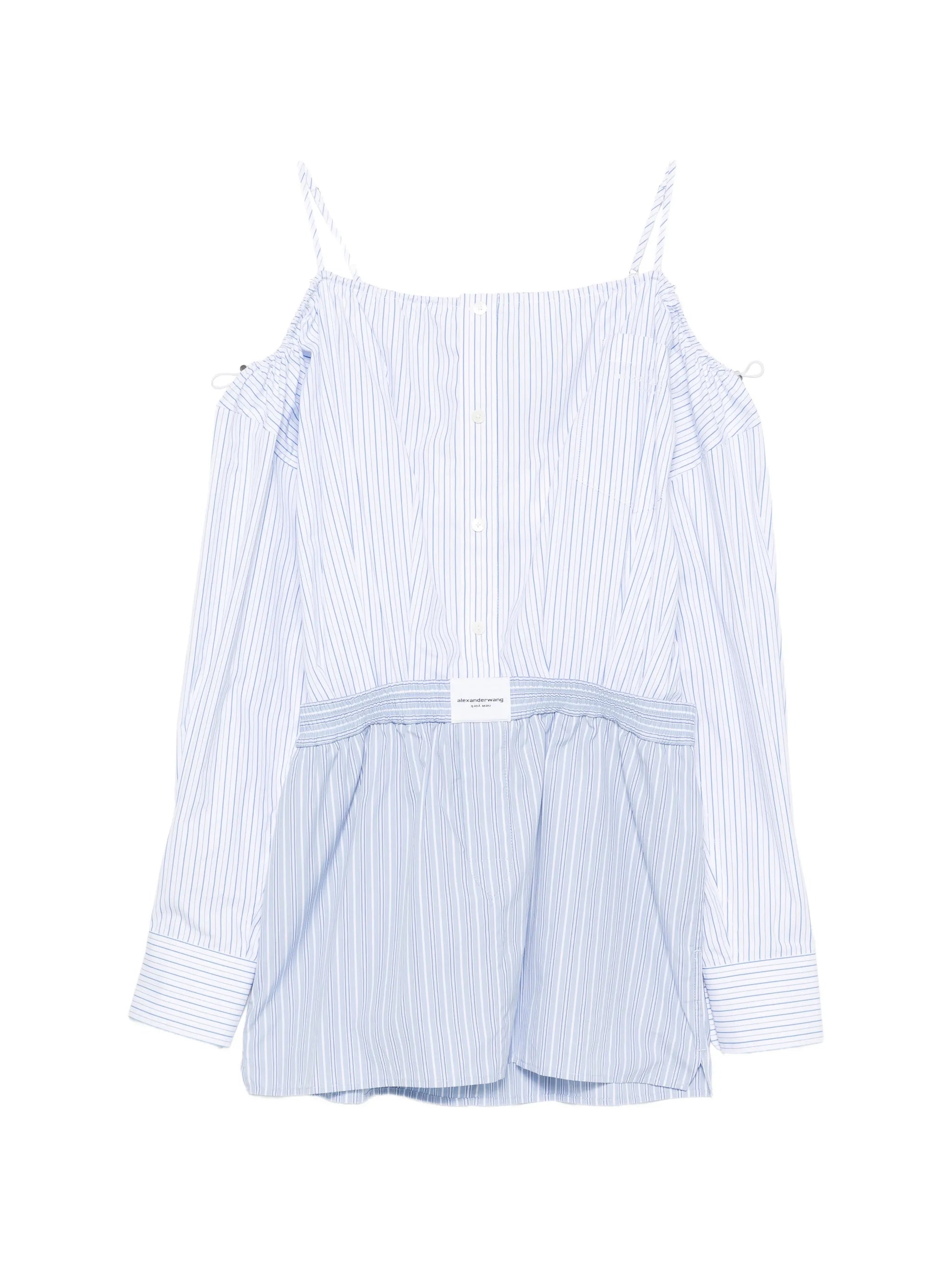 off shoulder dress with boxer waist