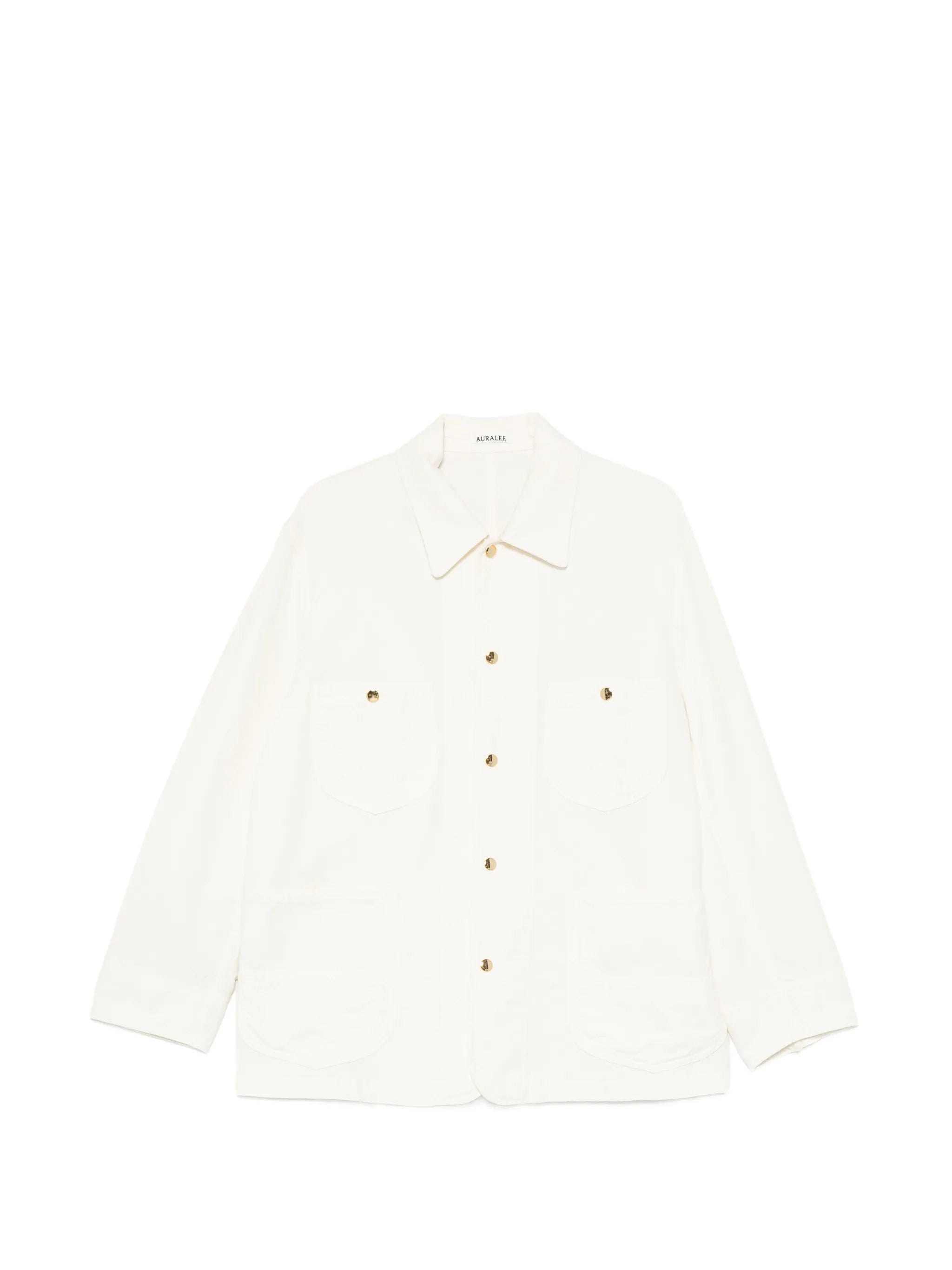 oxford-weave work jacket