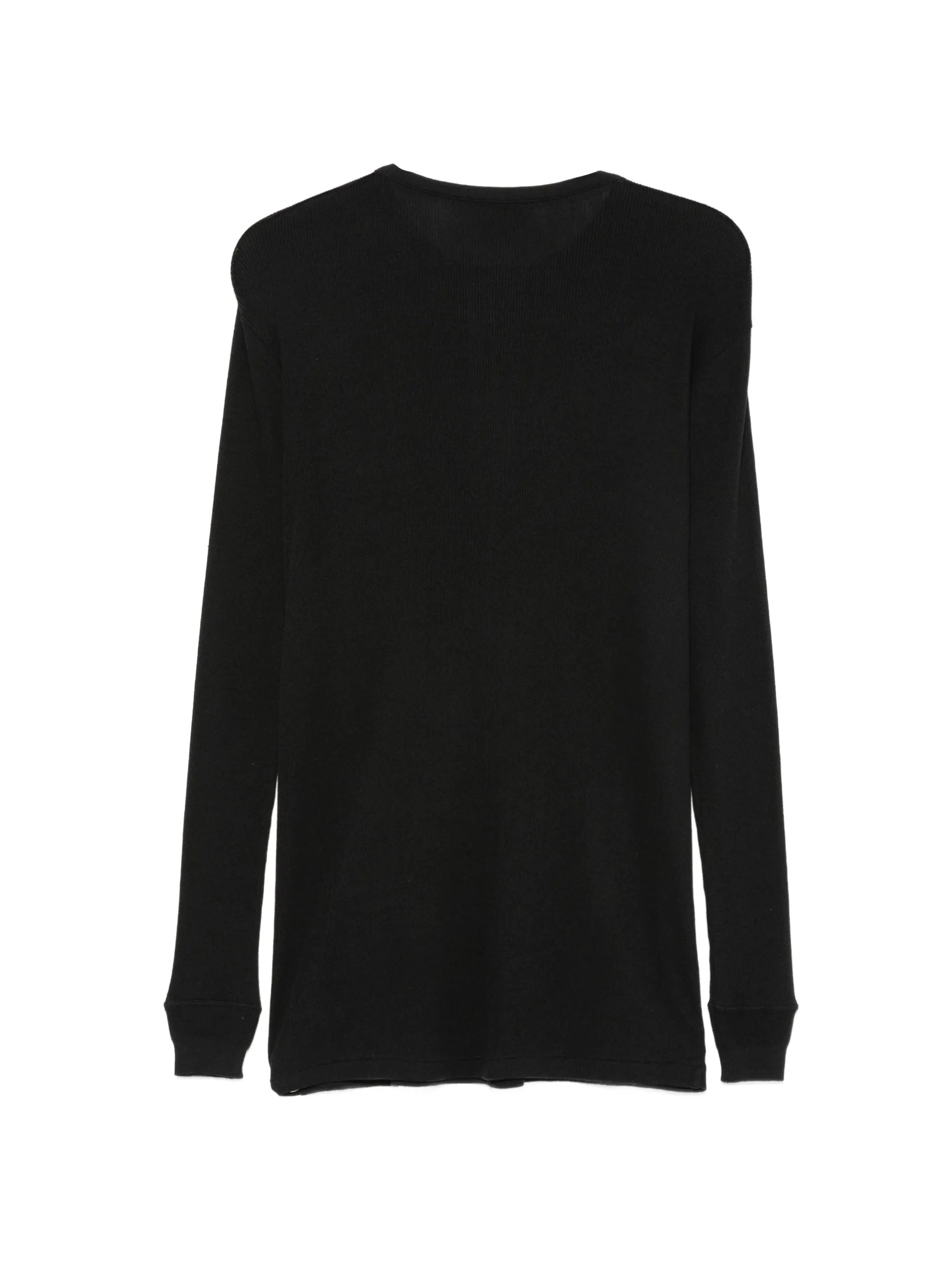 Henley ribbed top
