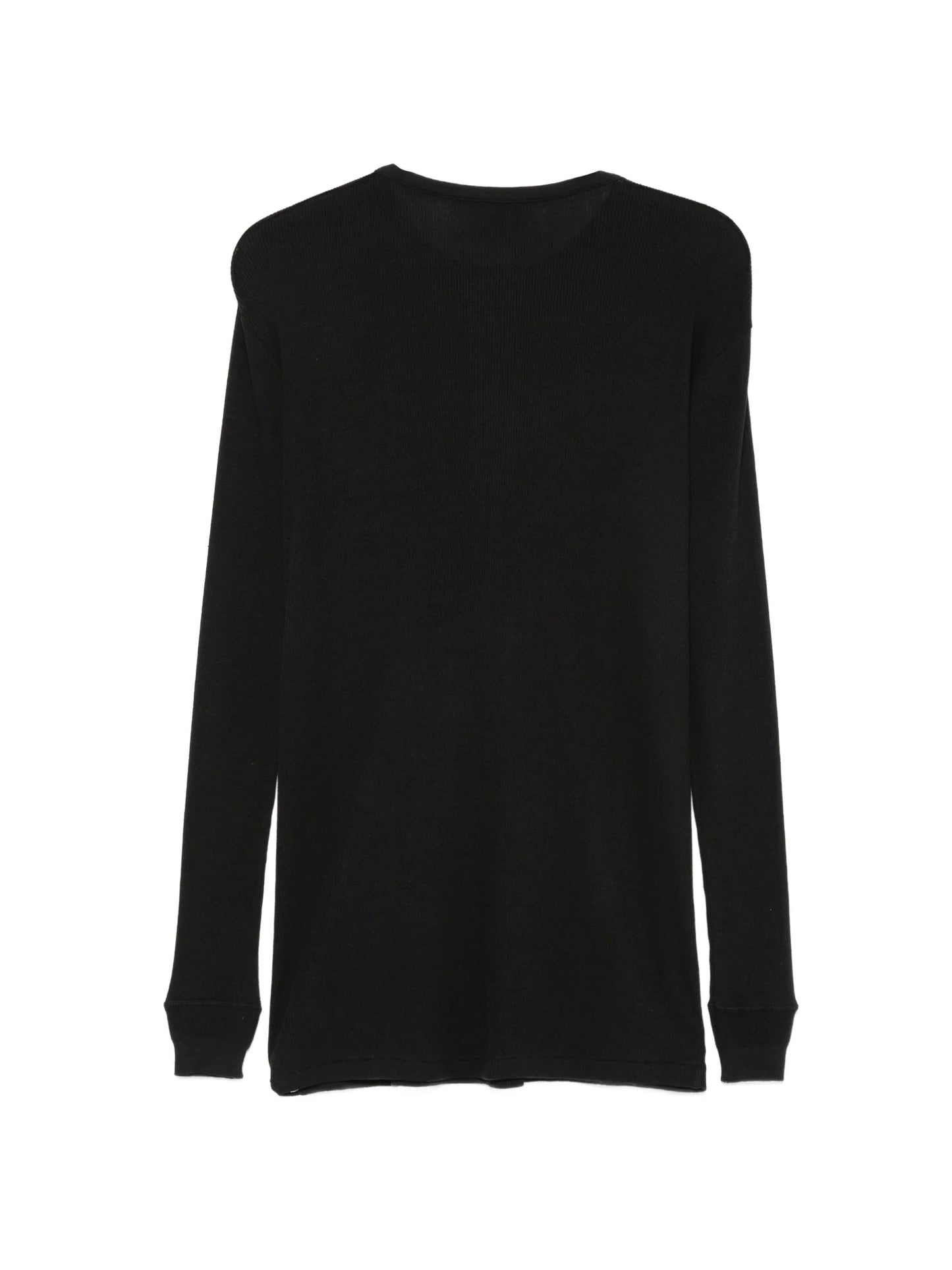 Henley ribbed top