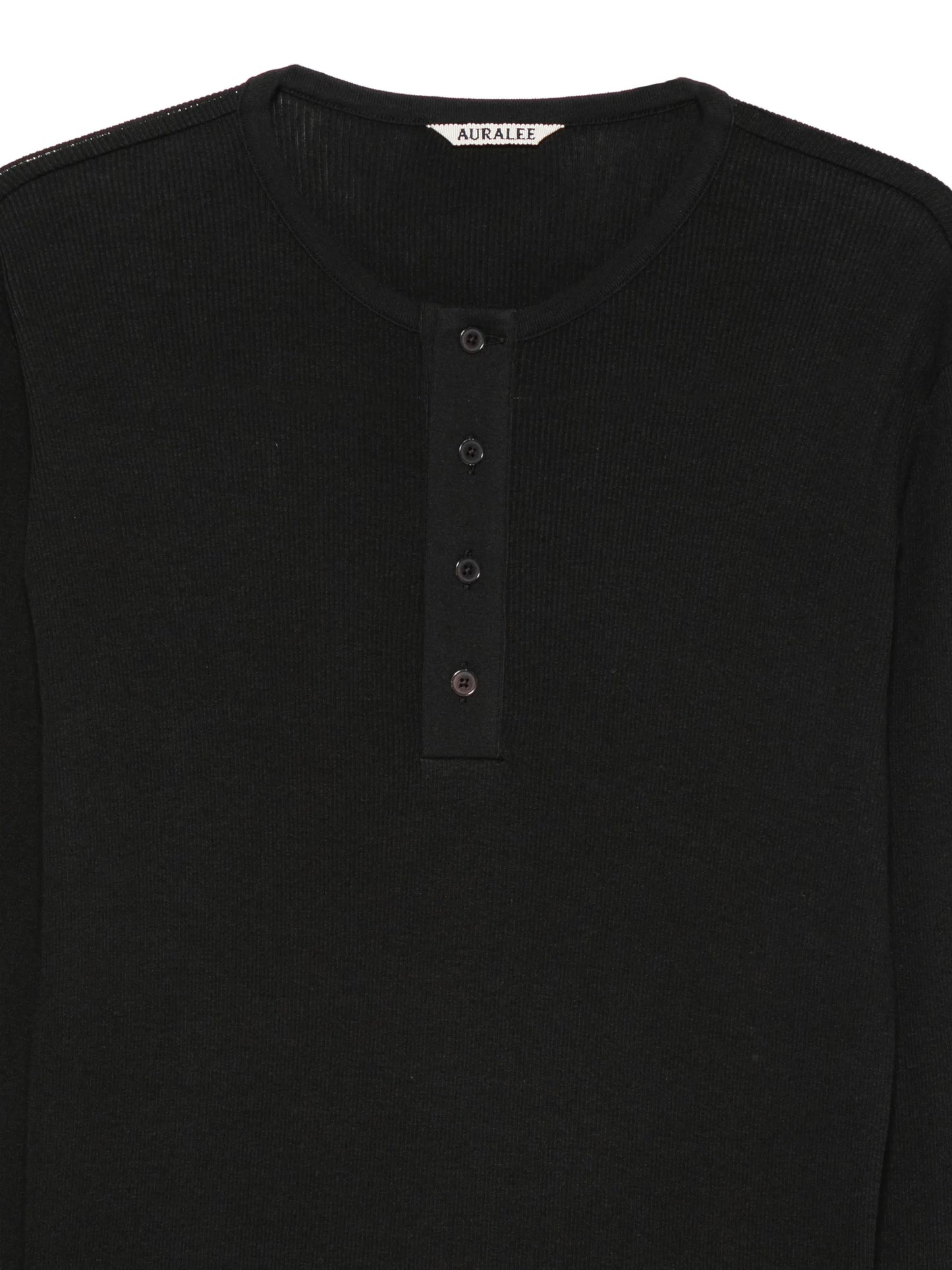 Henley ribbed top