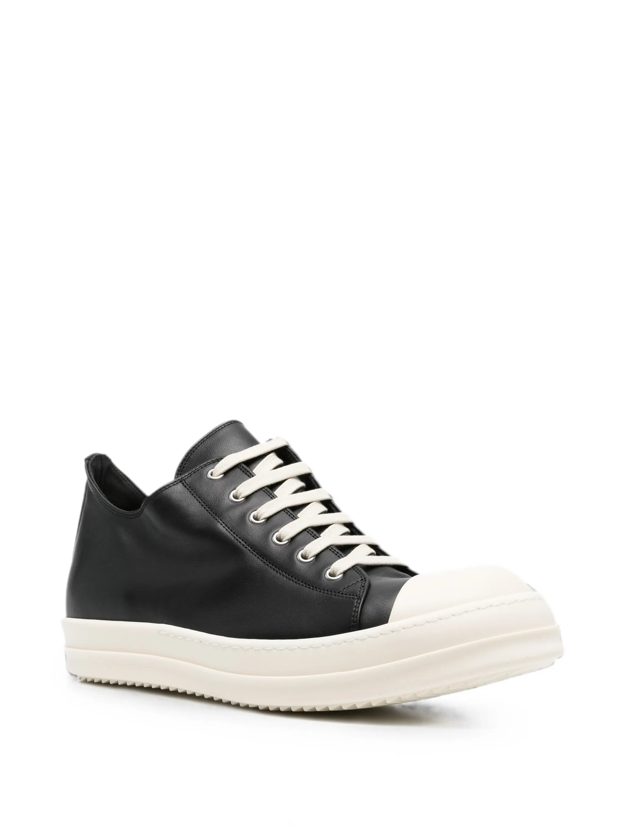 lace-up leather sneakers