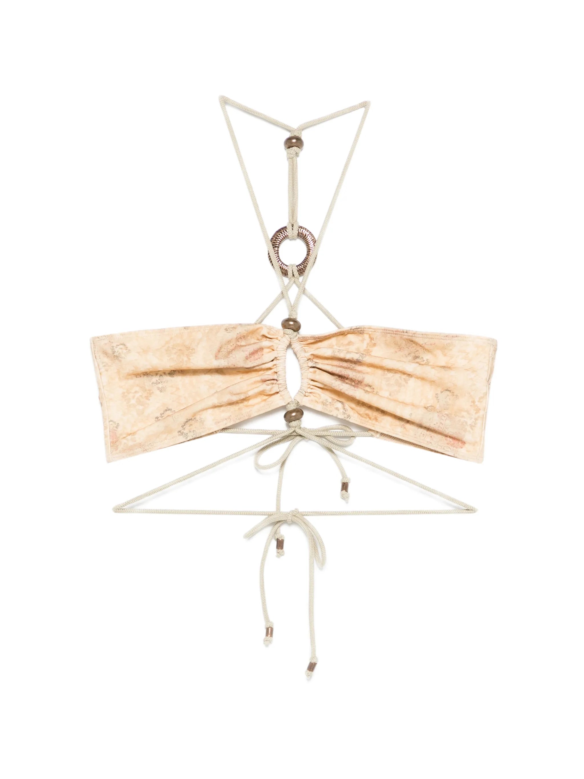 Analia ring strap bikini top