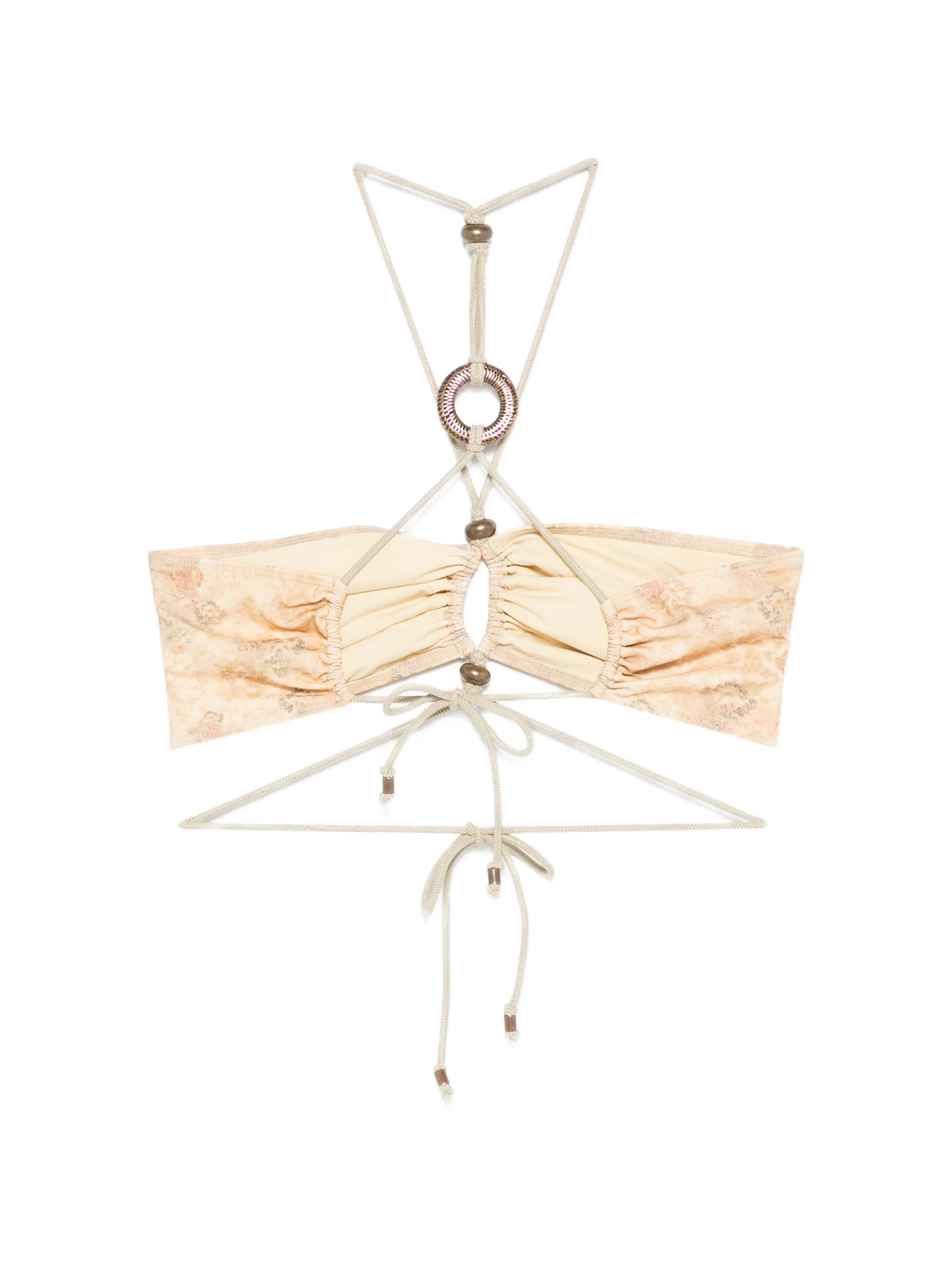 Analia ring strap bikini top