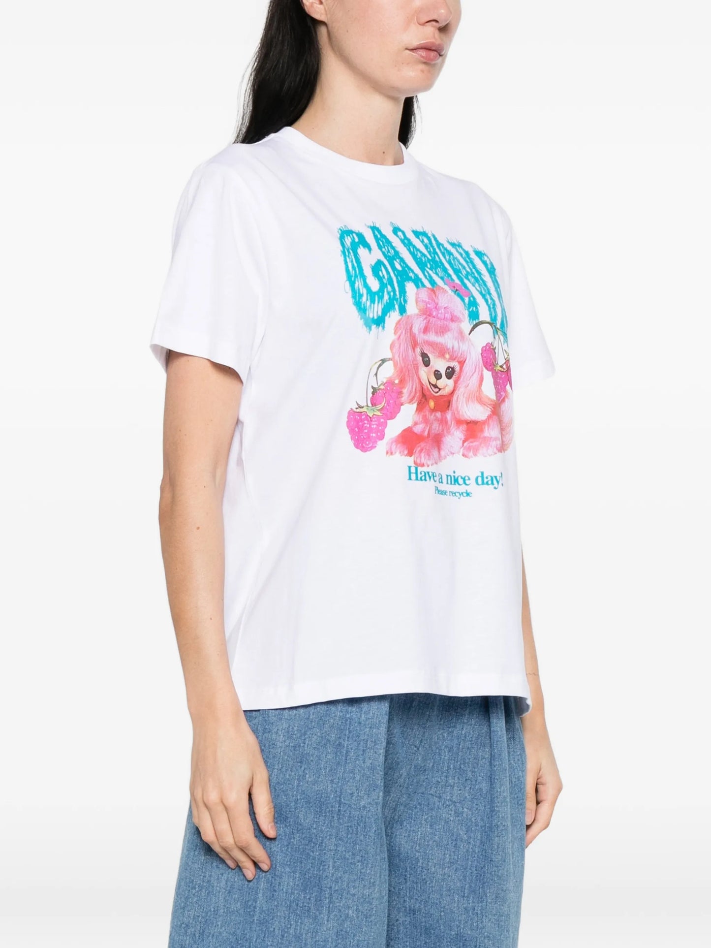 dog graphic T-shirt