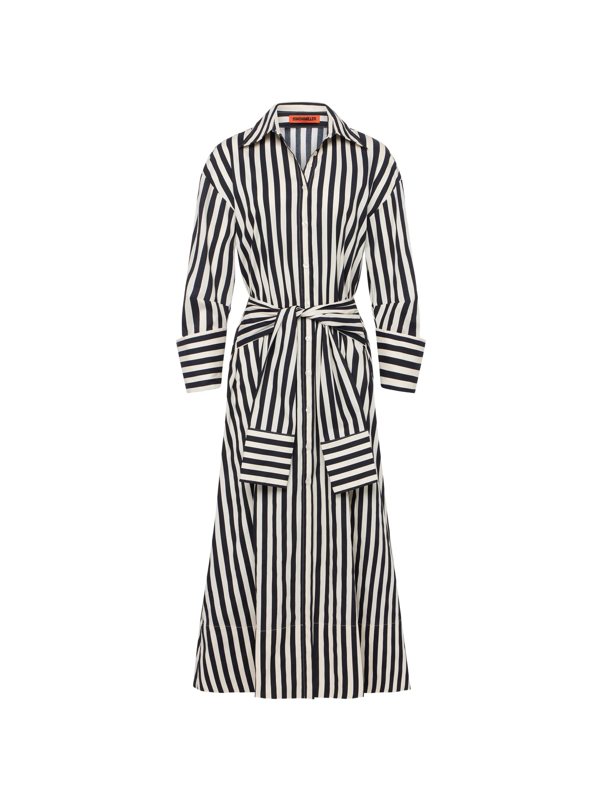 Inna striped maxi dress
