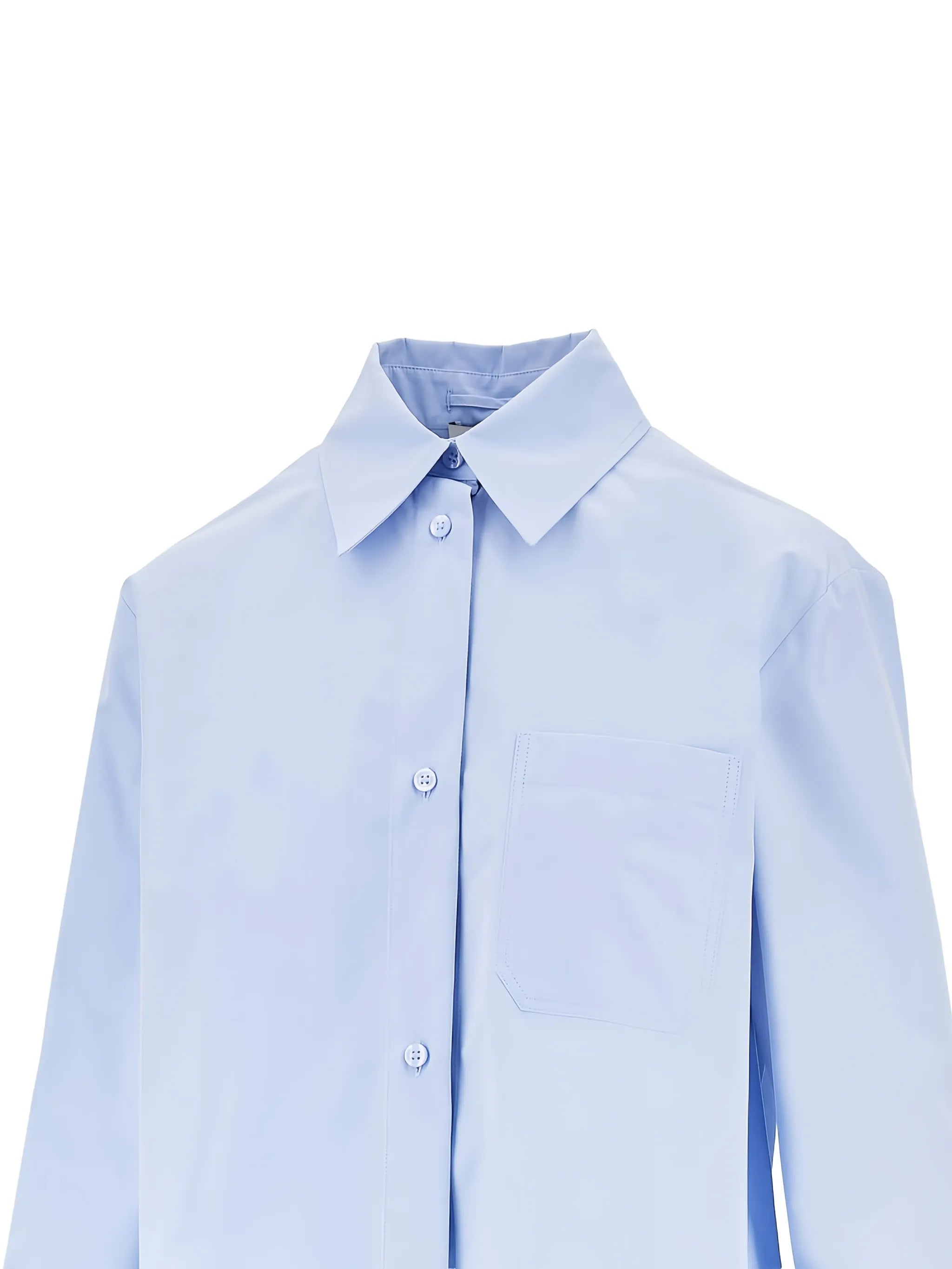 pleated cotton shirt