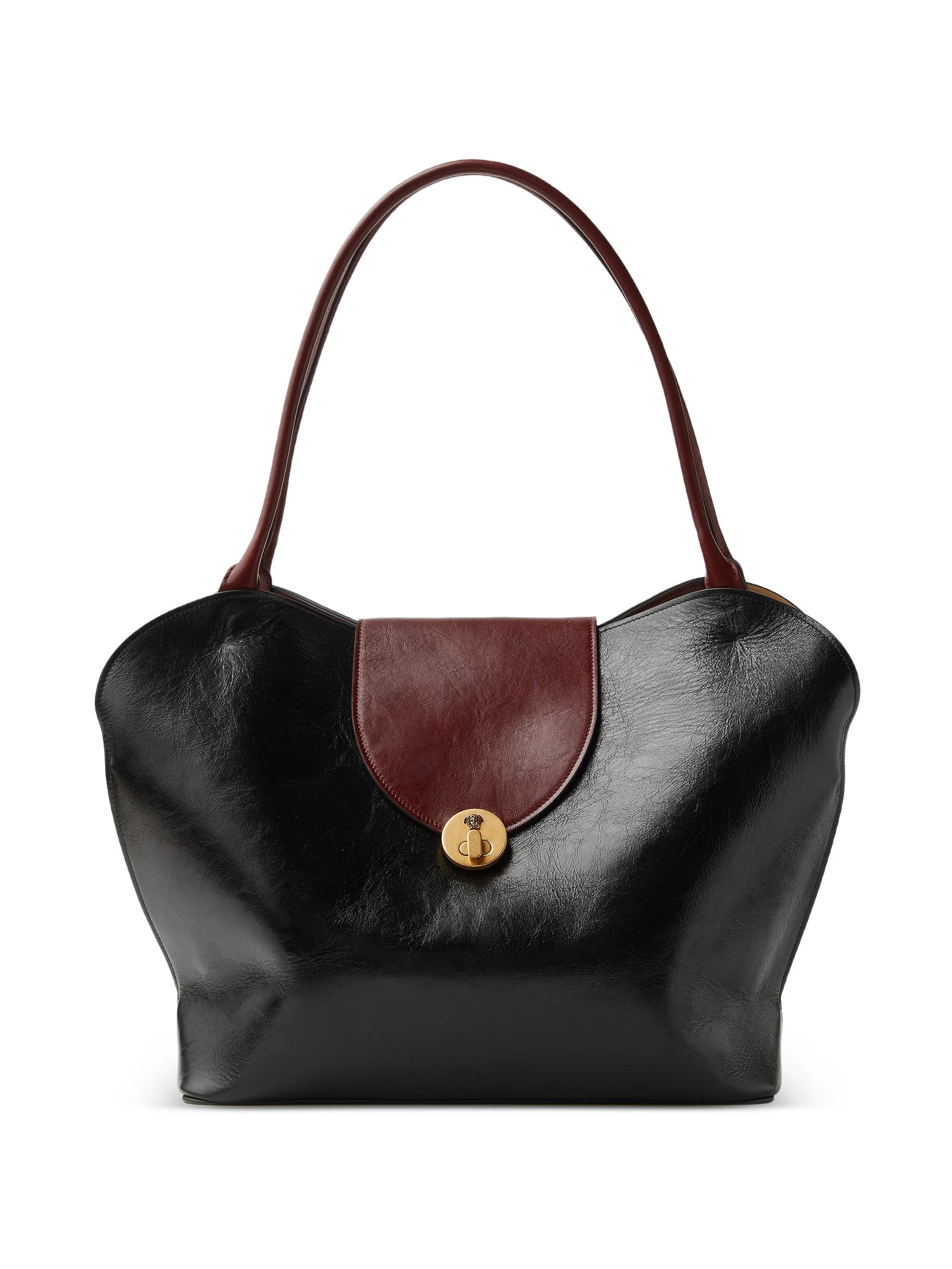 large leather shoulder bag