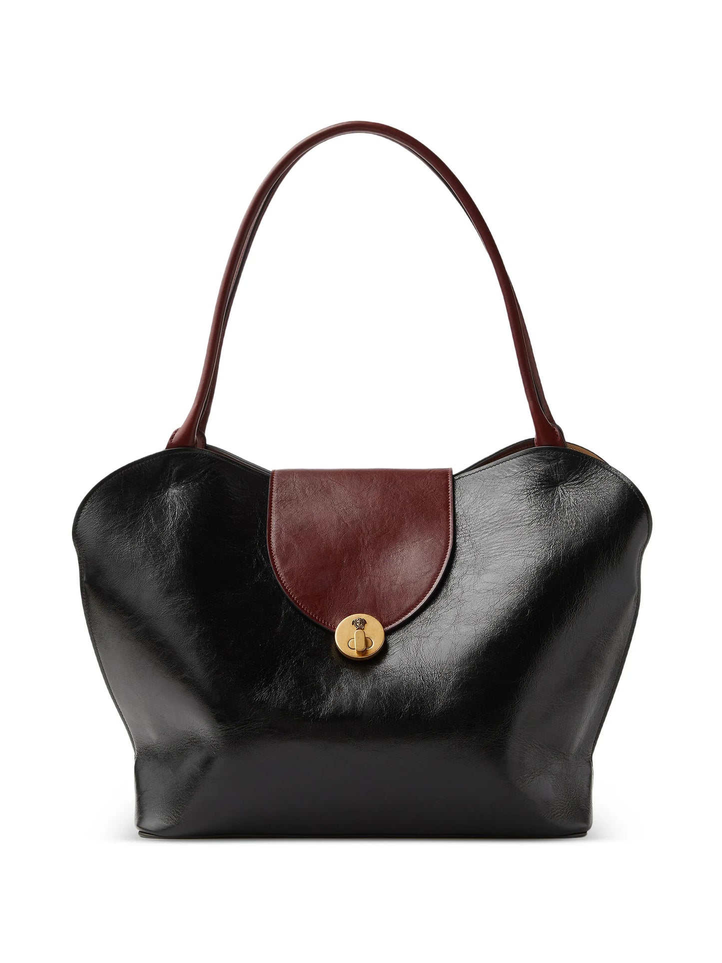 large leather shoulder bag