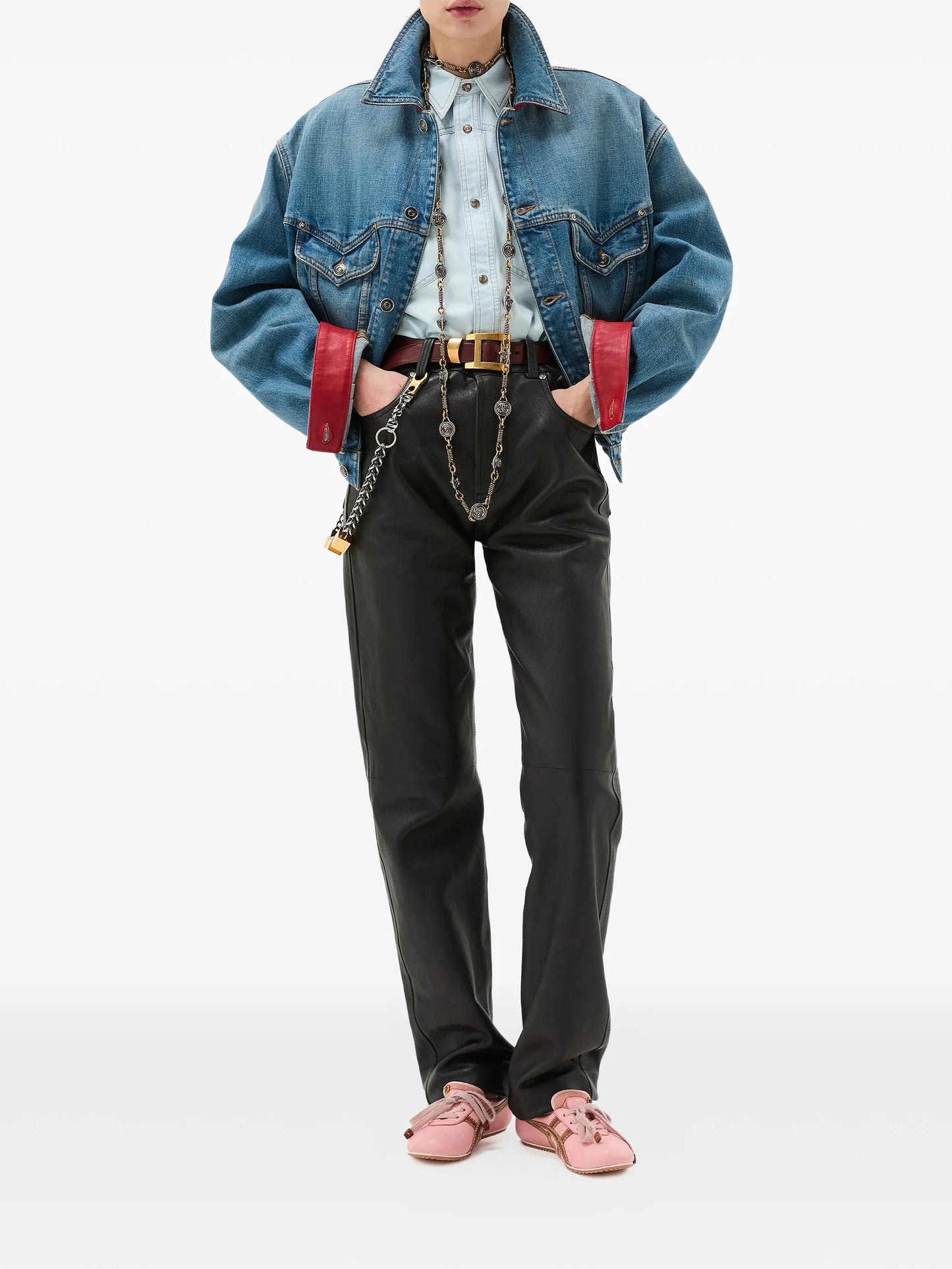 cuff collared jacket