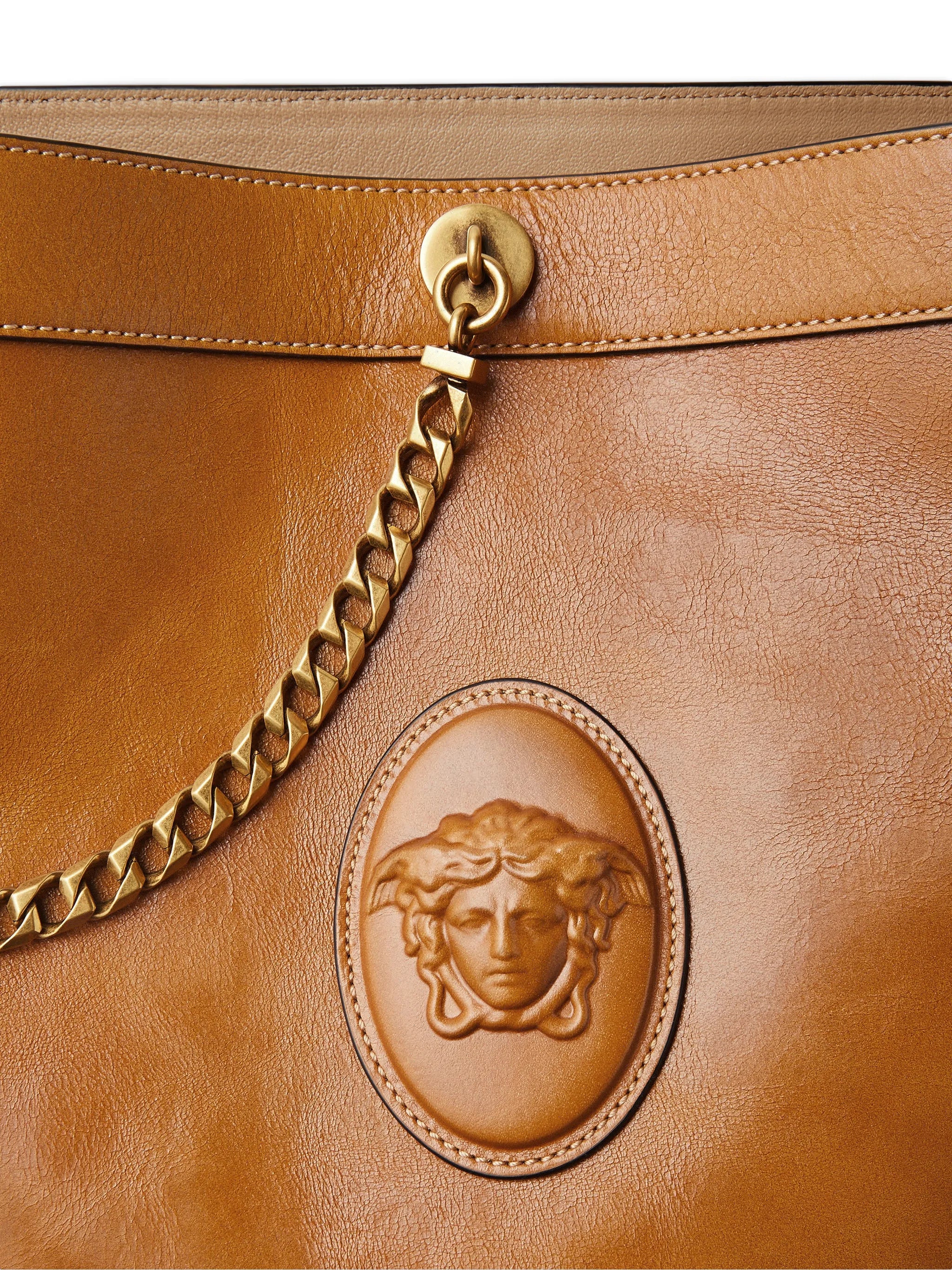 Pivot small leather bucket bag