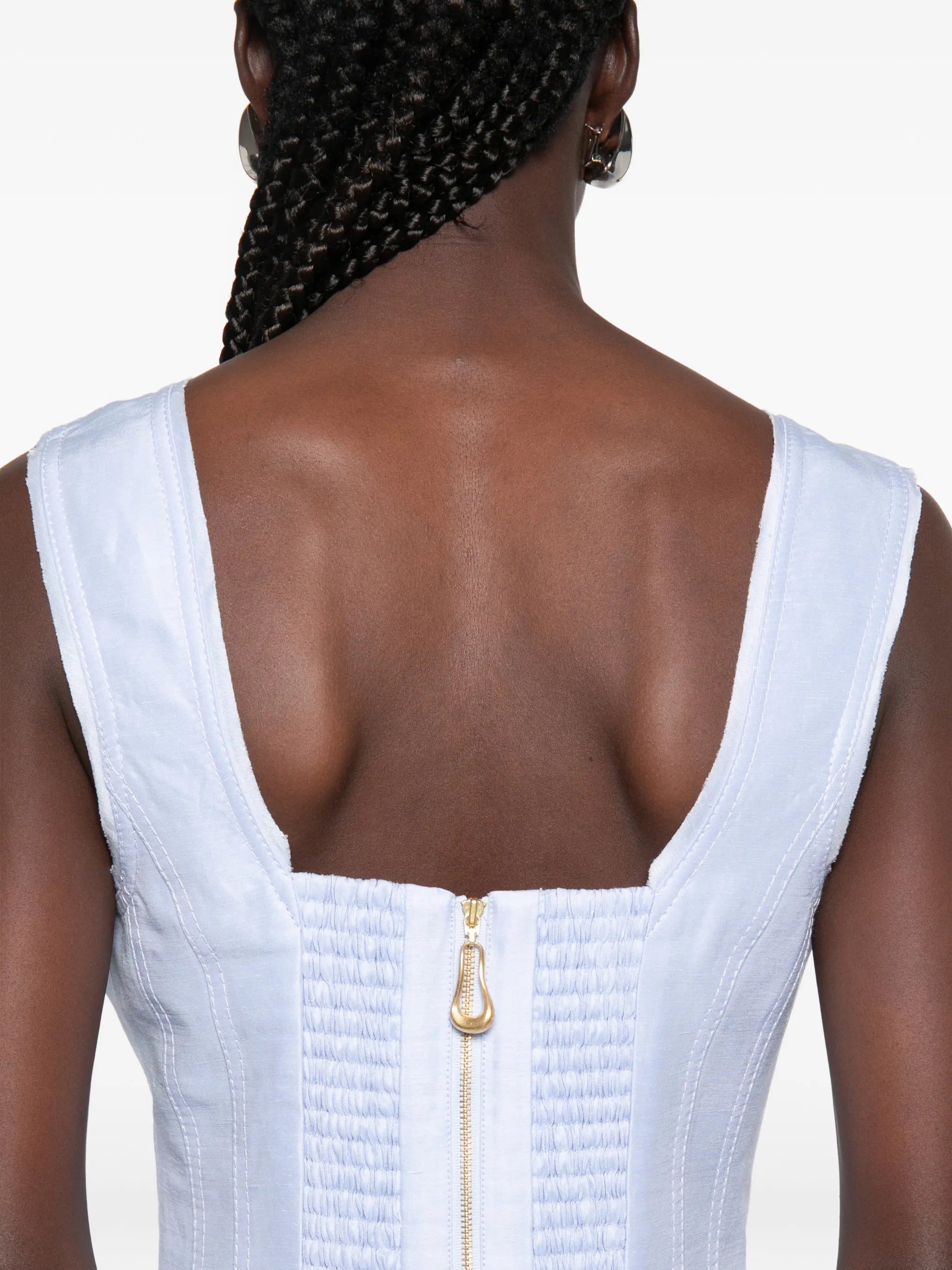 Spirelle panelled midi dress