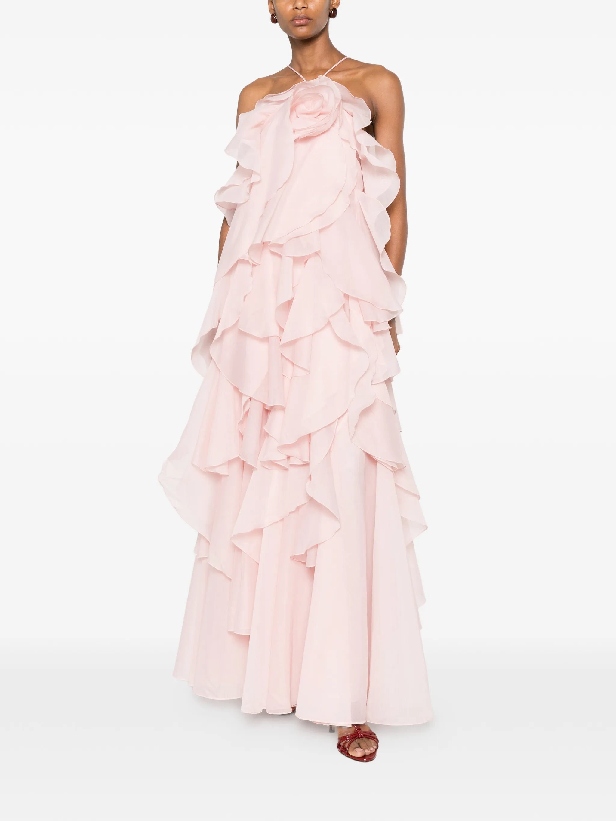 Pandorea ruffled layered maxi dress