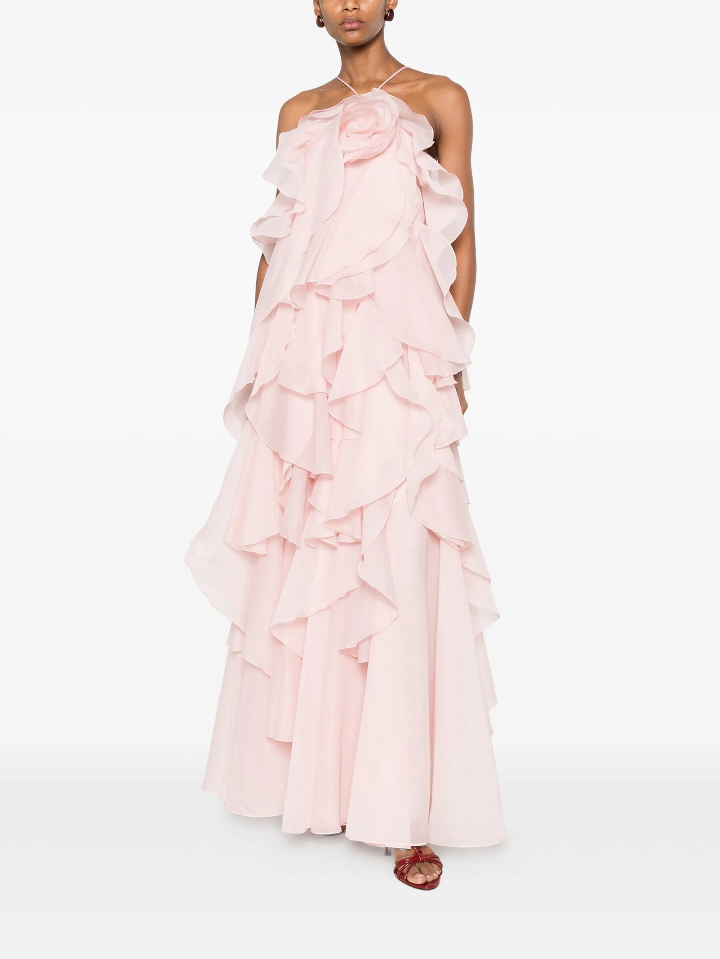 Pandorea ruffled layered maxi dress