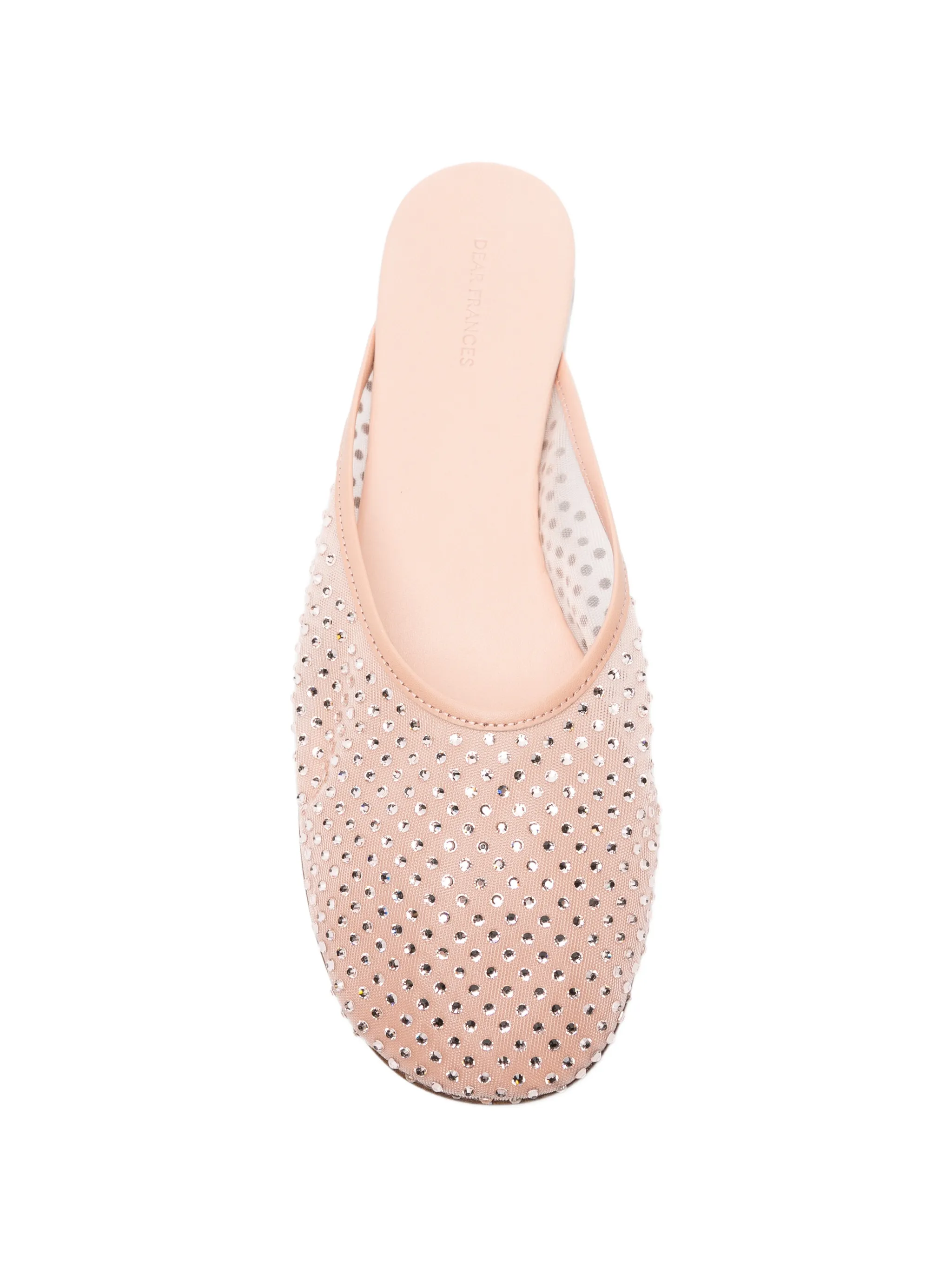 Balla mesh crystal slippers