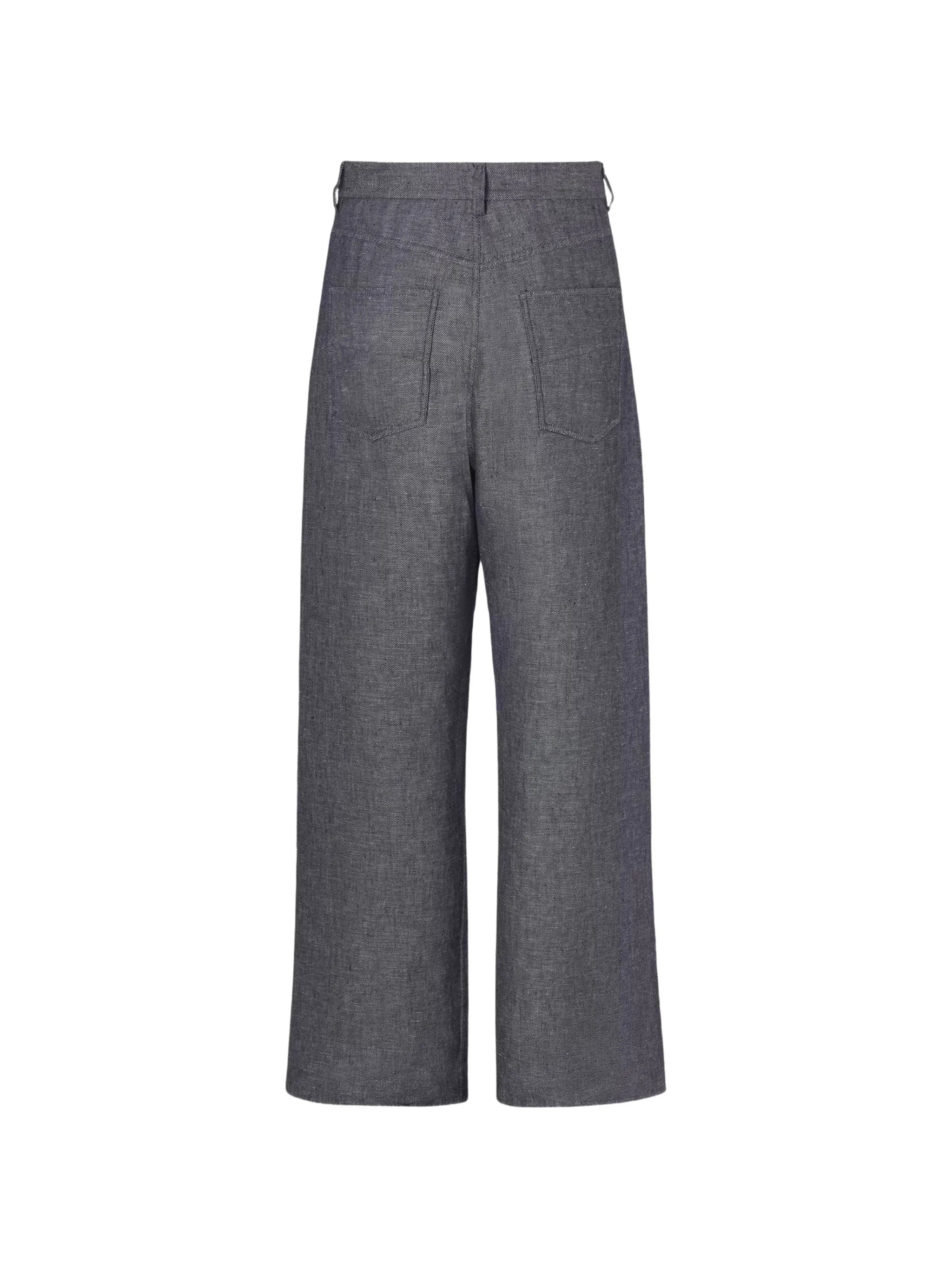 straight-leg trousers