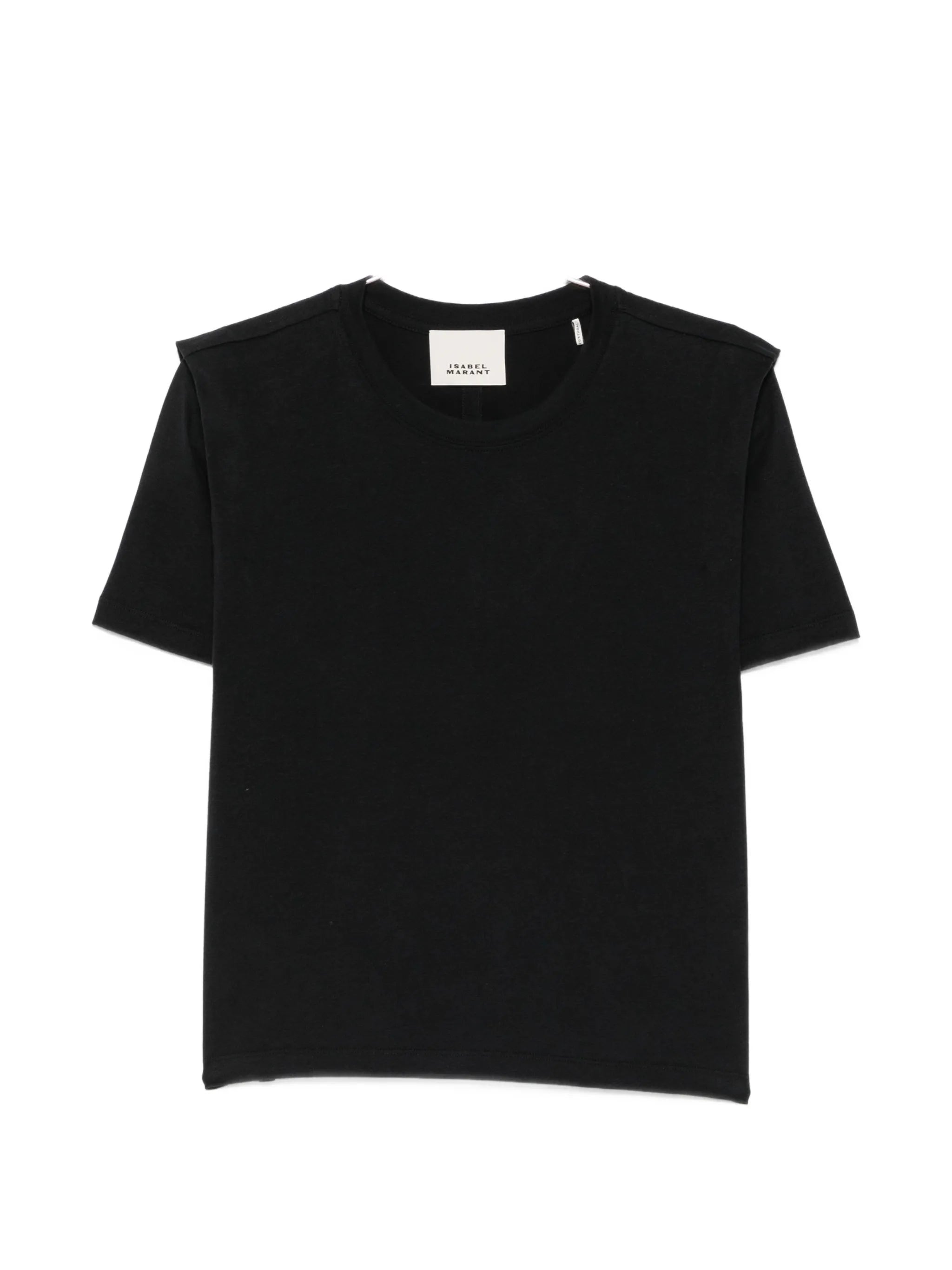 Zelitos padded-shoulder T-shirt