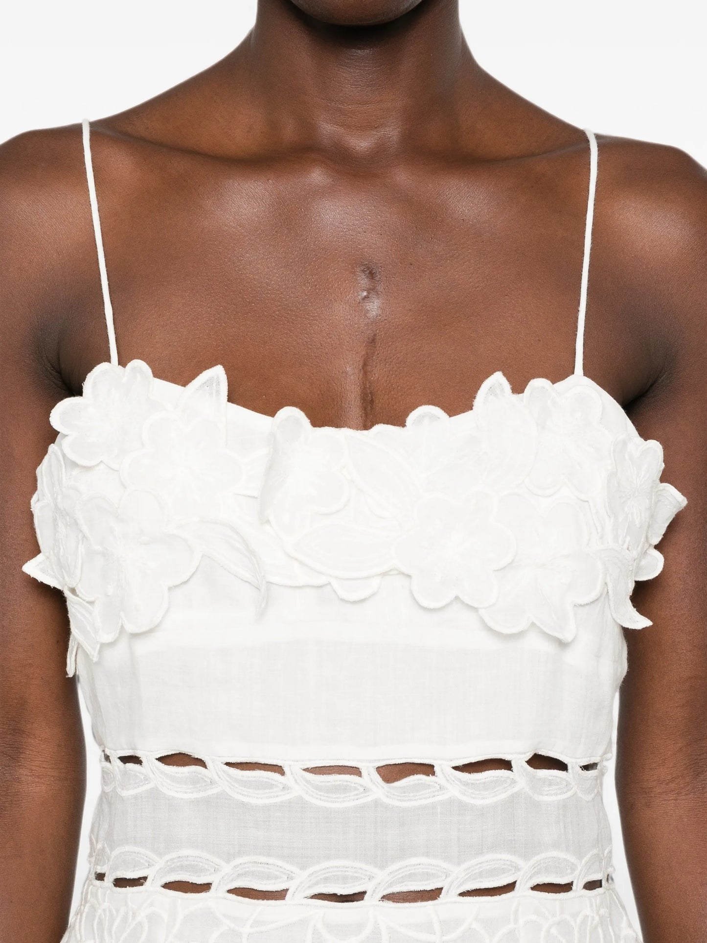 Reola guipure-lace mini dress