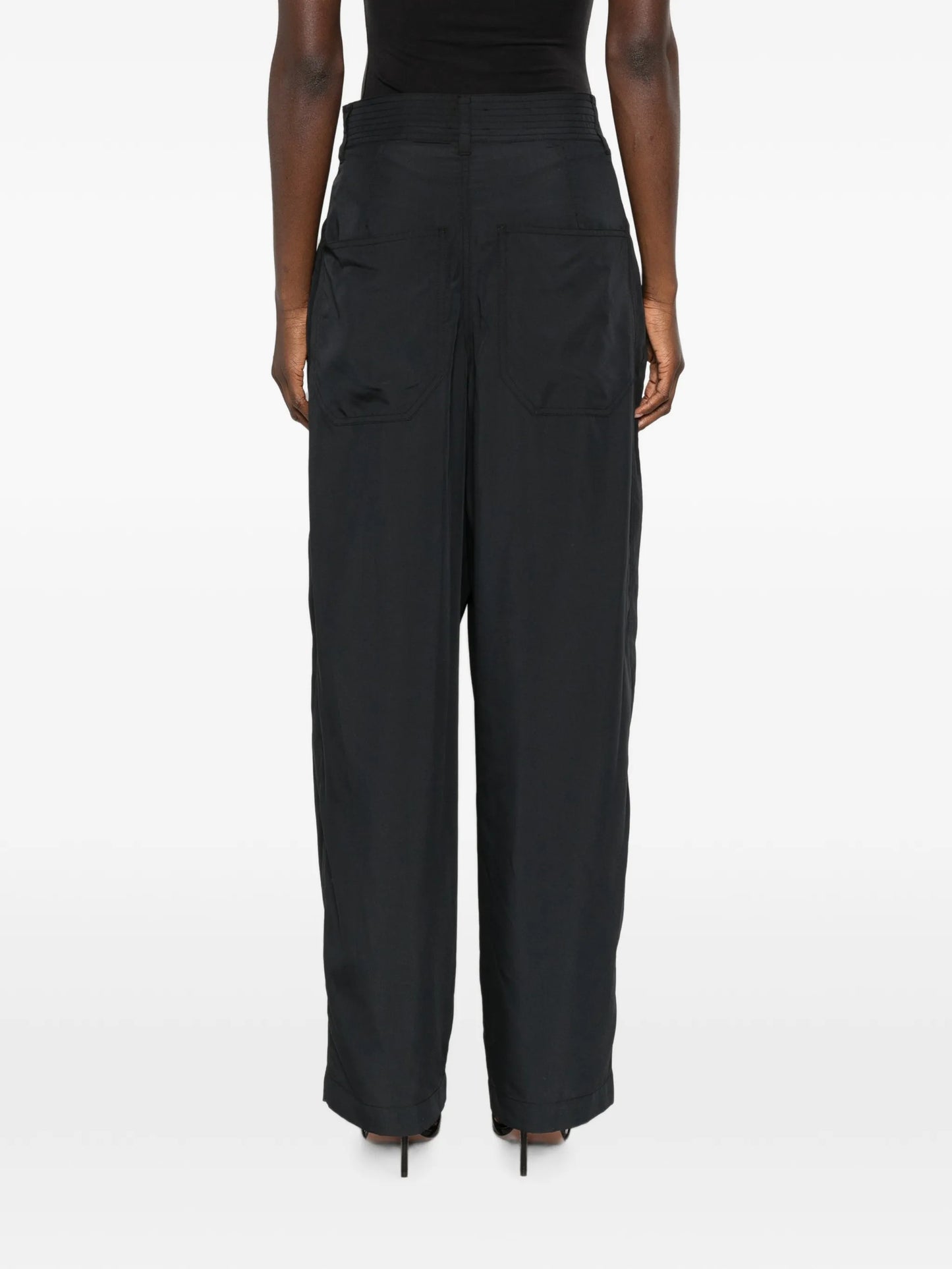 Inaya drawstring-fastening palazzo pants