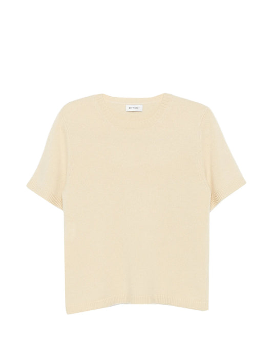 short-sleeve knitted T-shirt