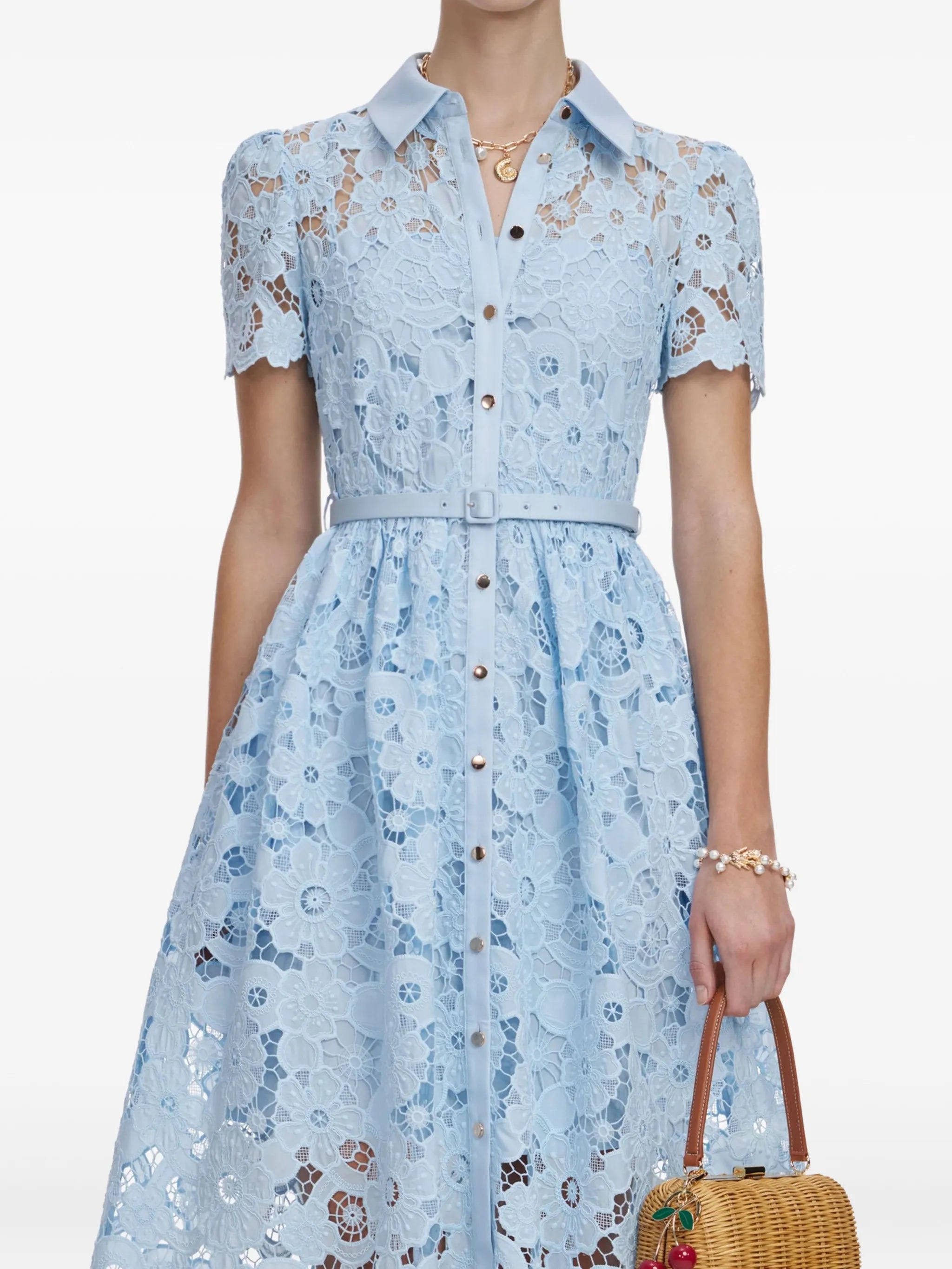 belted midi dress