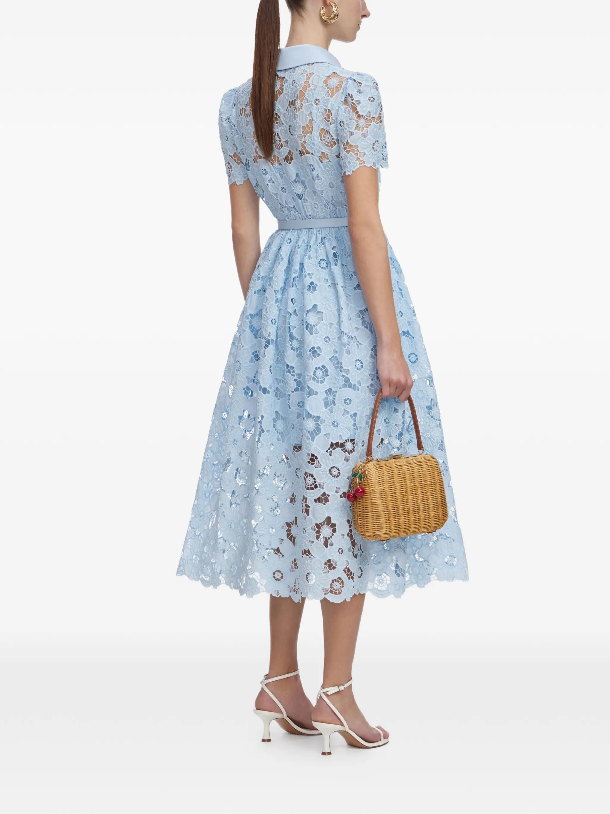 belted midi dress