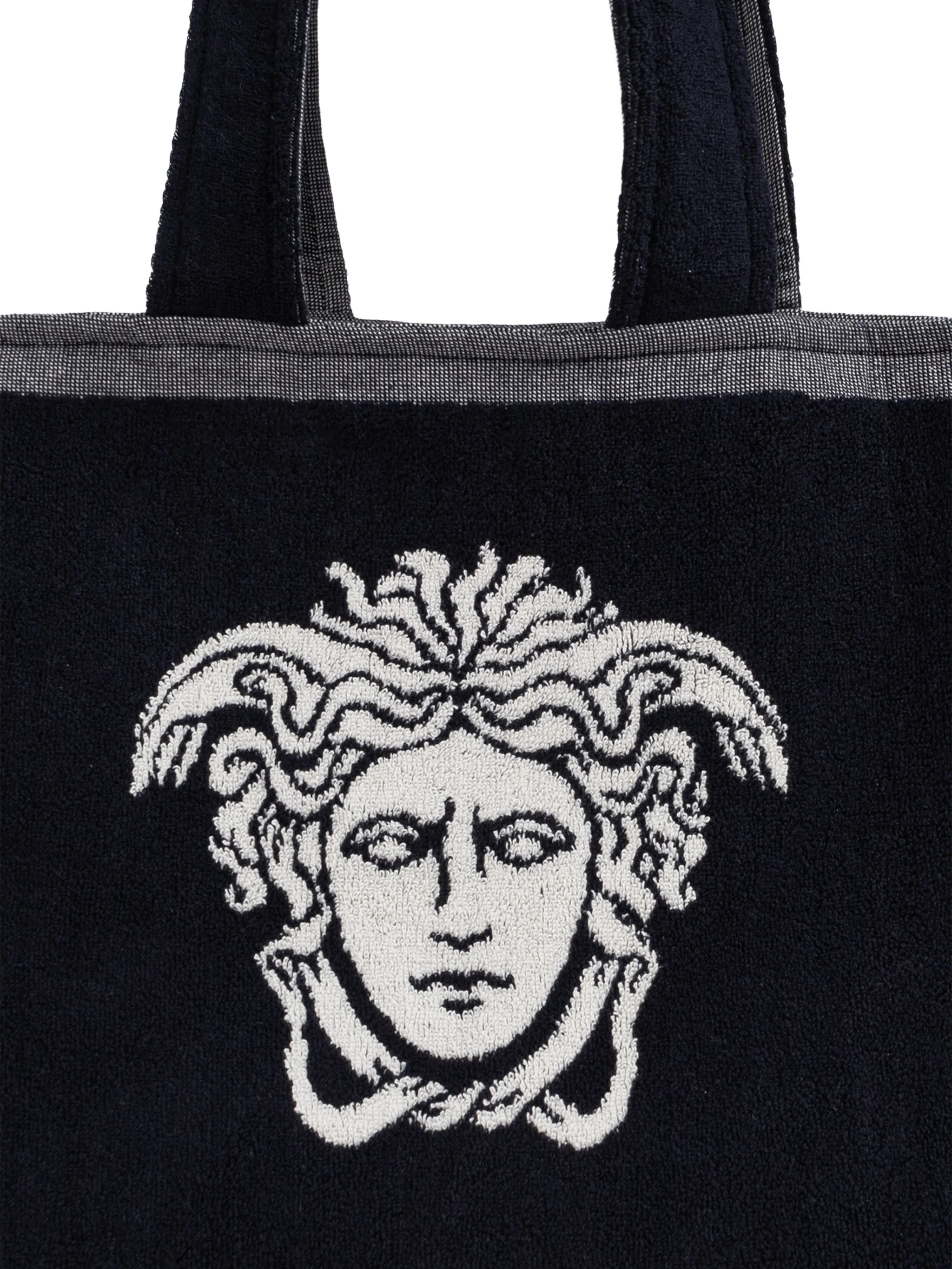 Medusa cotton-terry beach bag