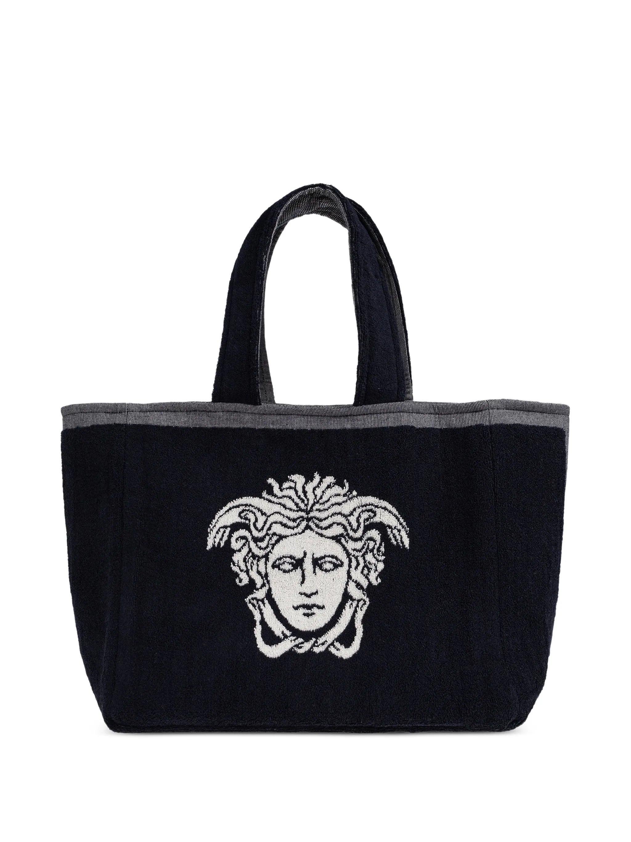 Medusa cotton-terry beach bag