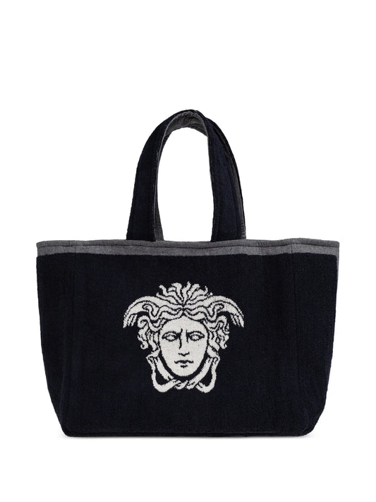 Medusa cotton-terry beach bag