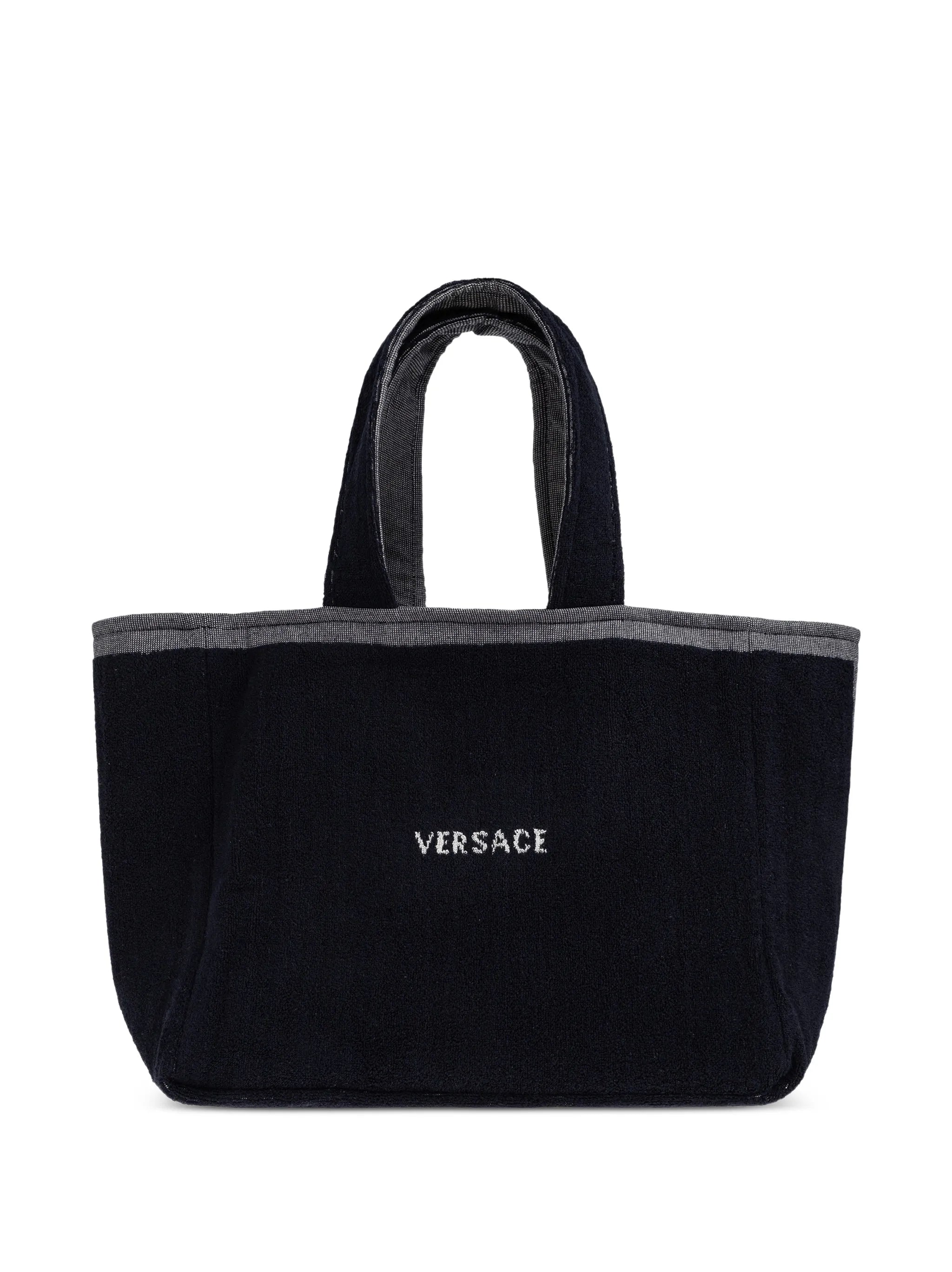 Medusa cotton-terry beach bag