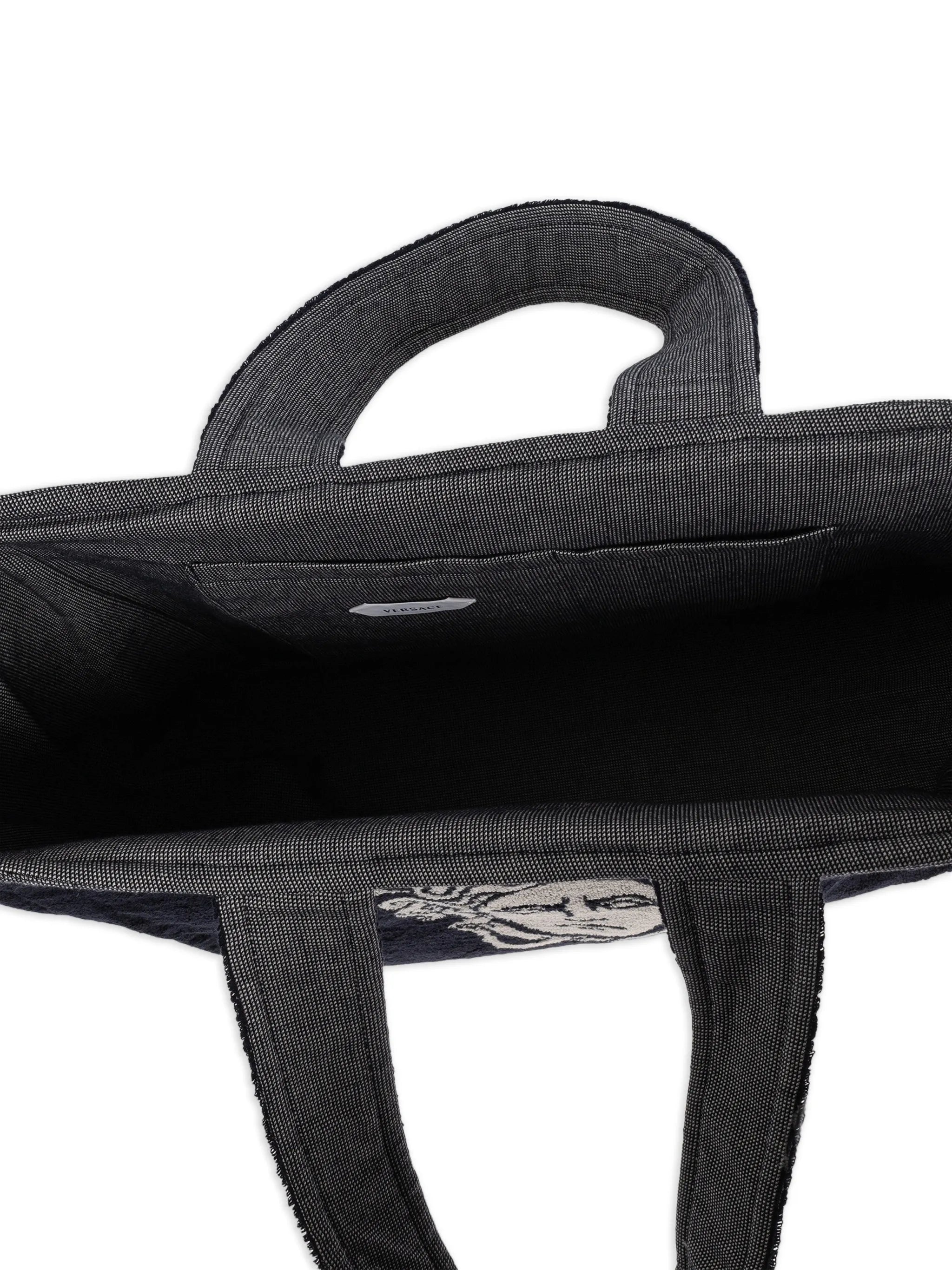 Medusa cotton-terry beach bag