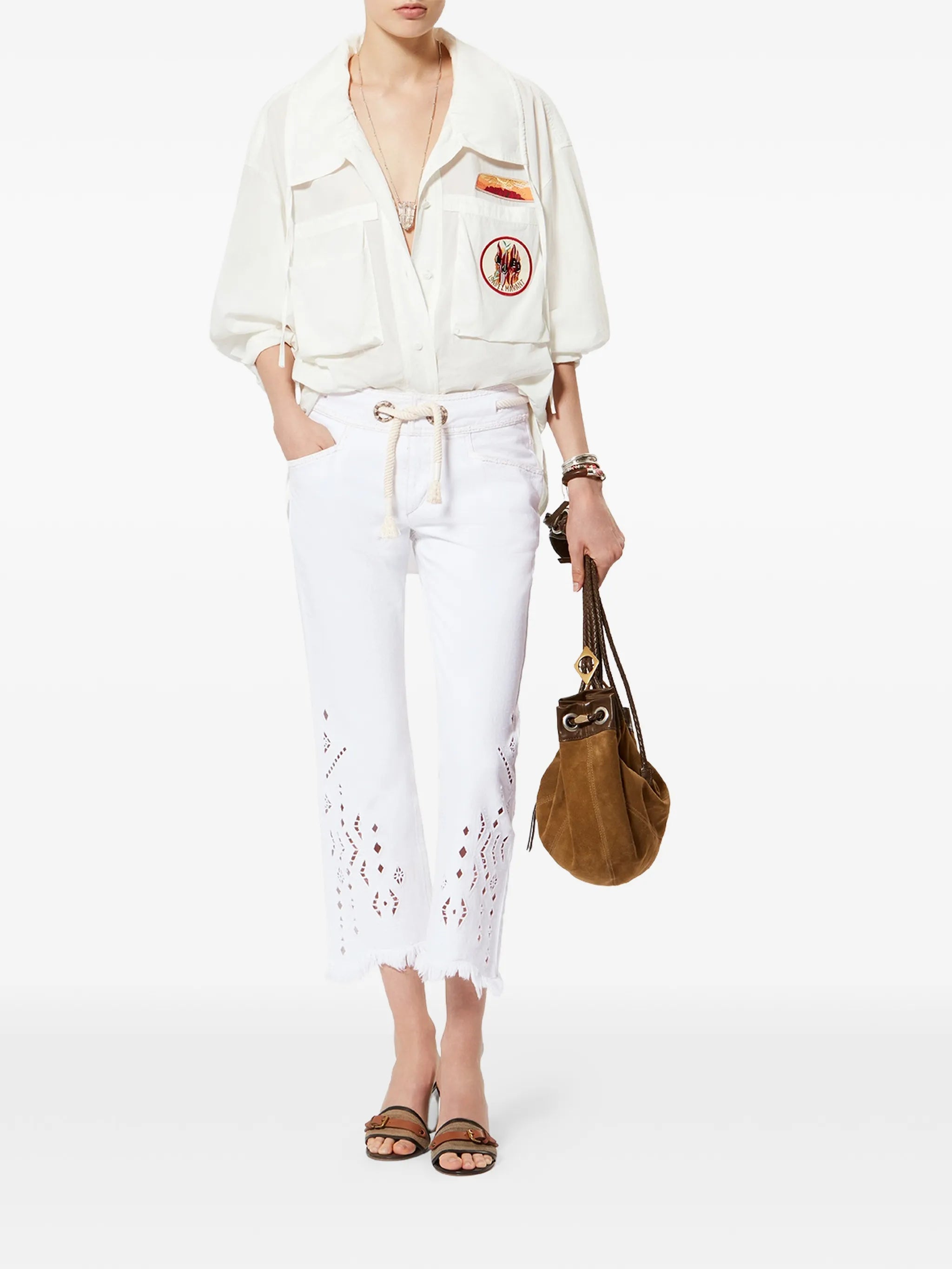 Alison straight-leg trousers
