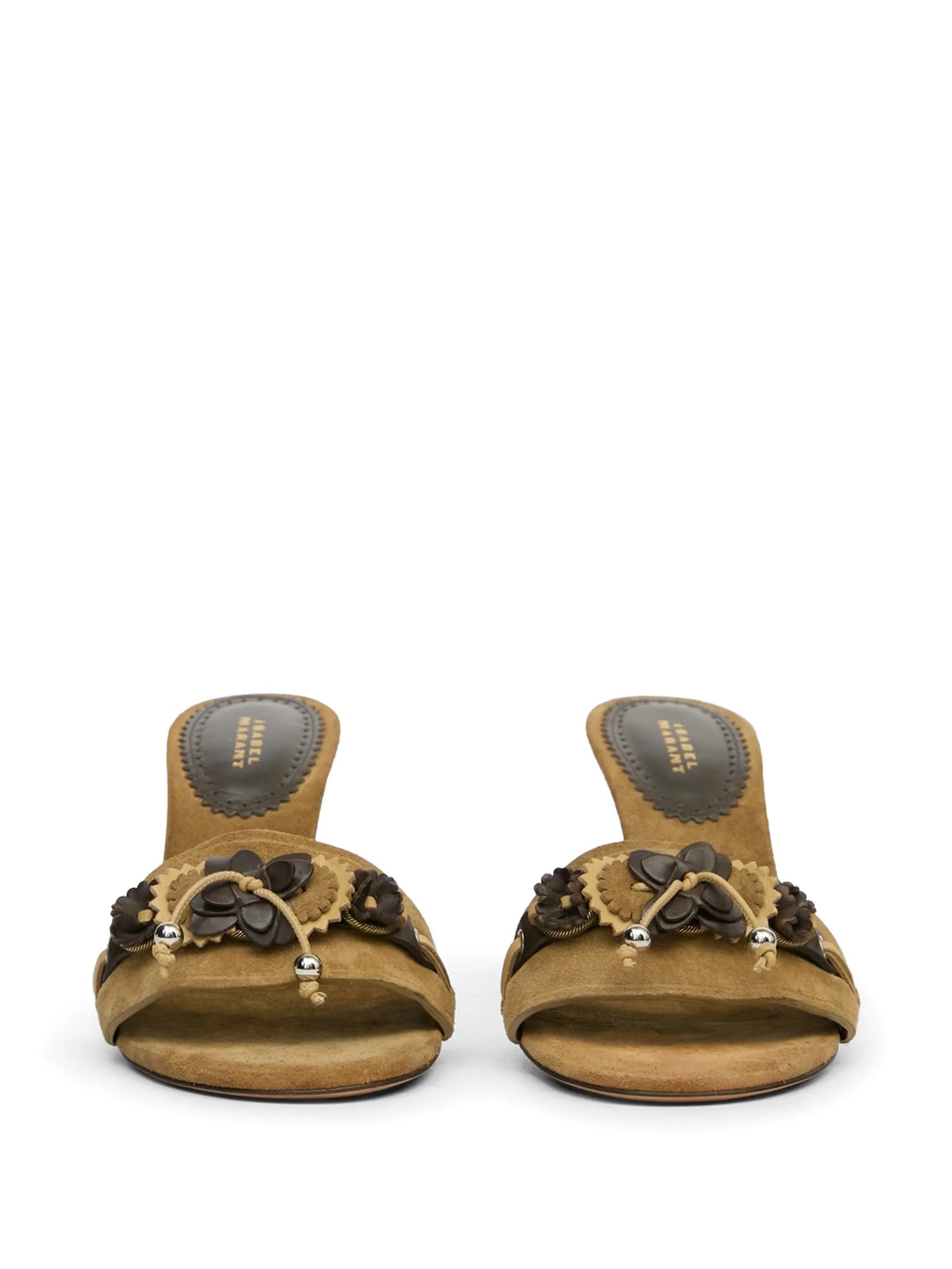 Anee decorated-strap suede sandals
