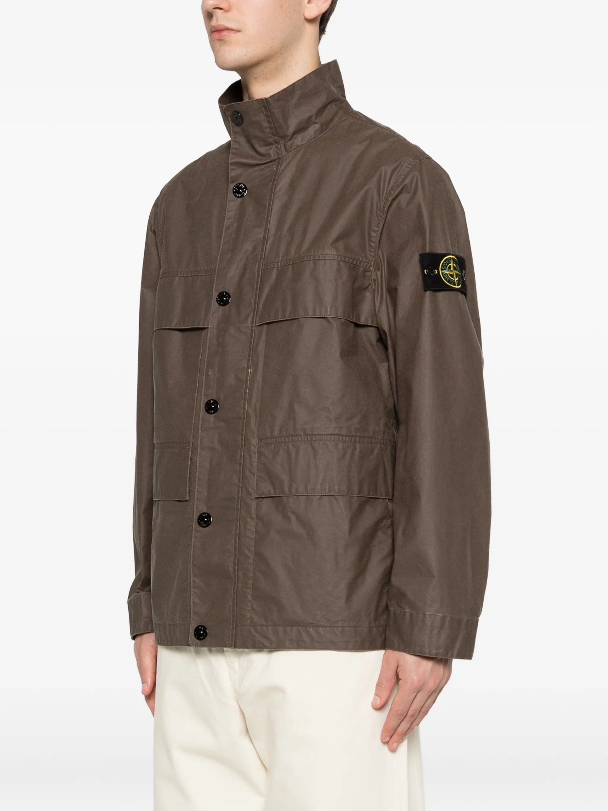 waxed shirt jacket