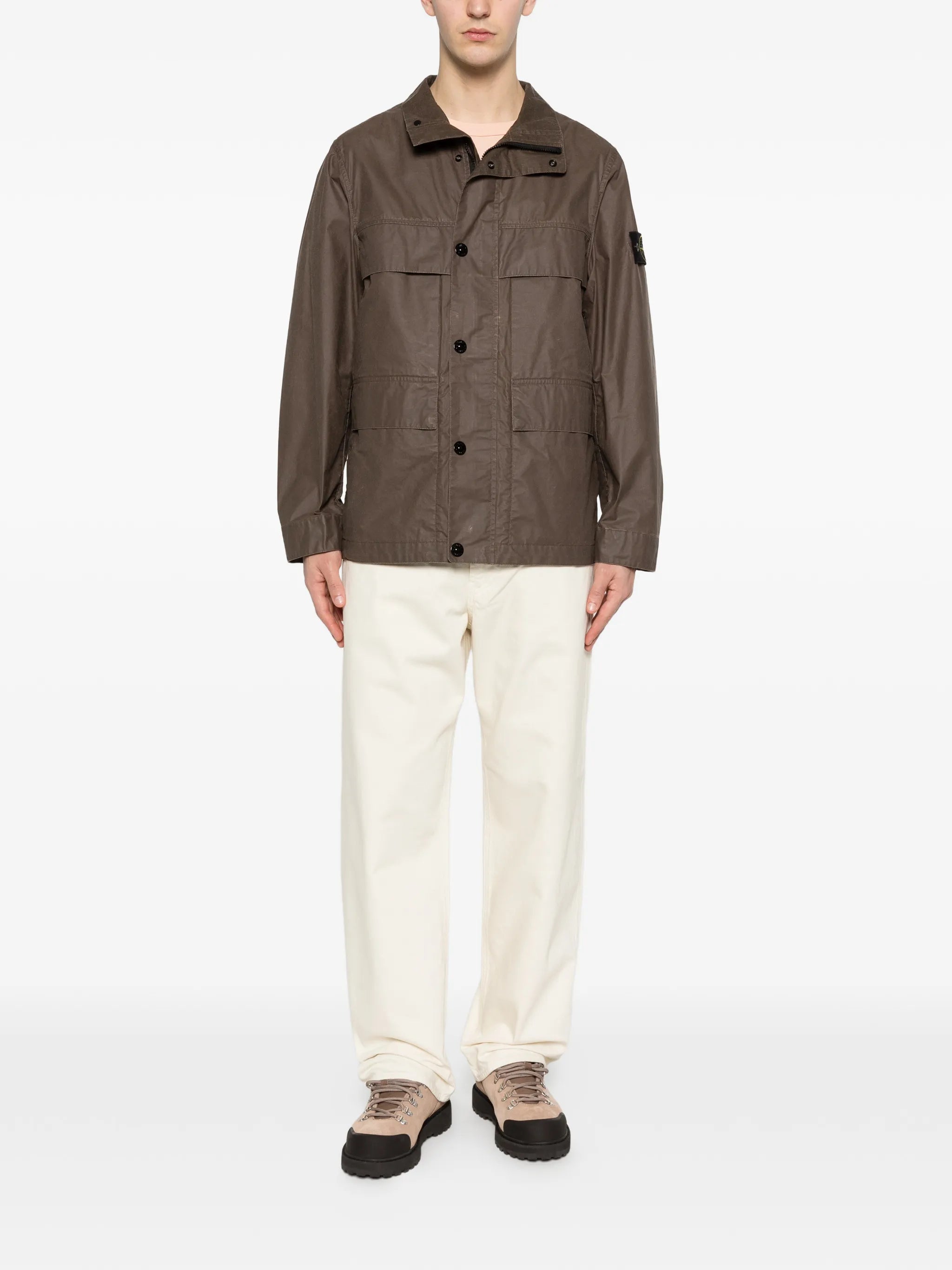 waxed shirt jacket