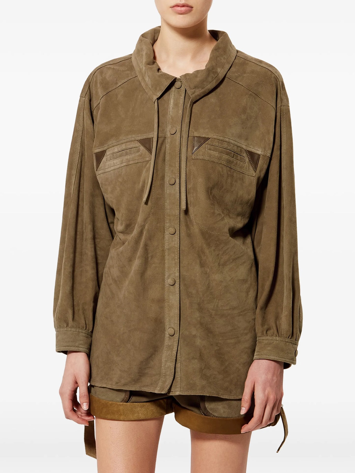 Maldia suede shirt