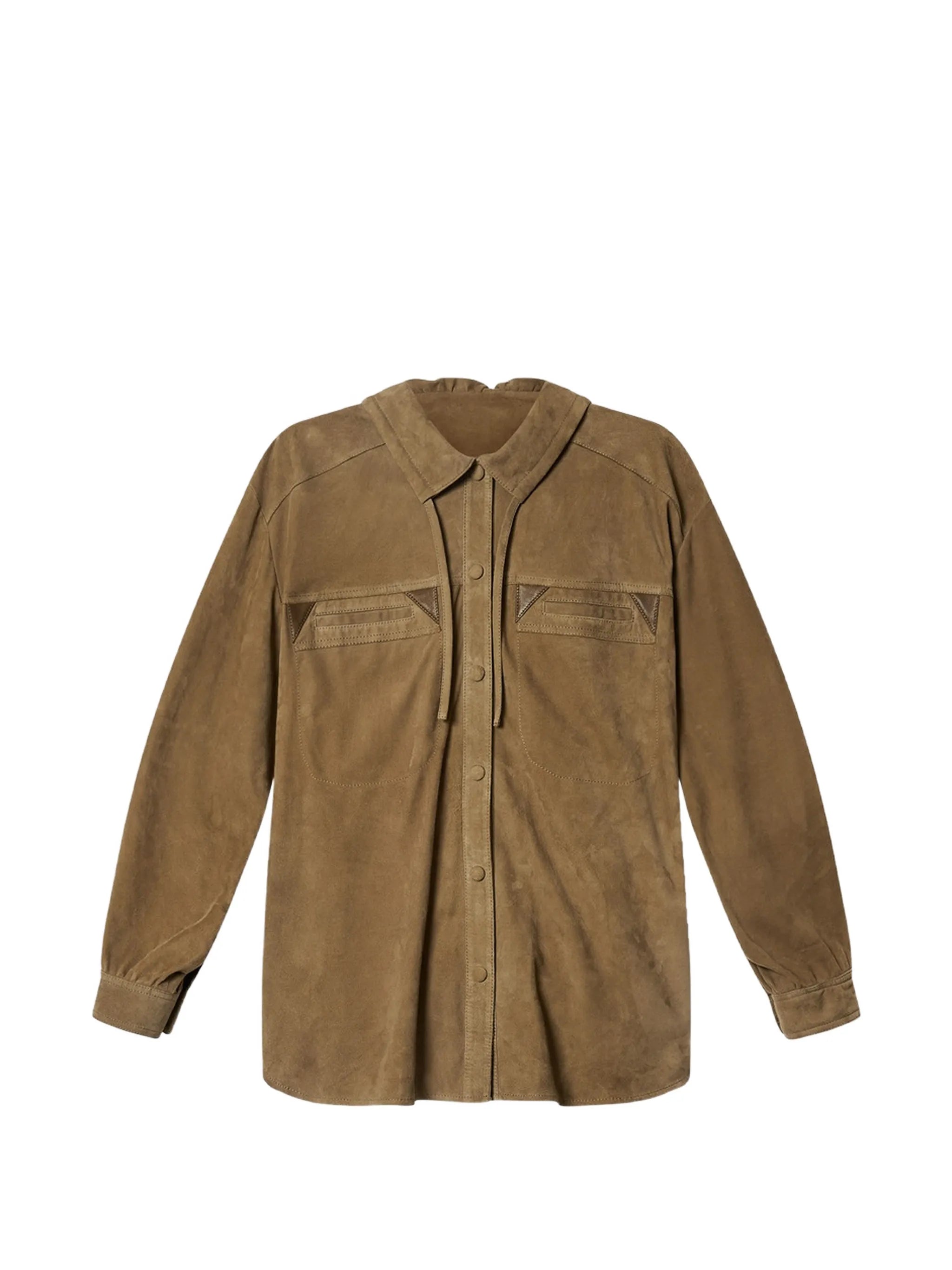 Maldia suede shirt