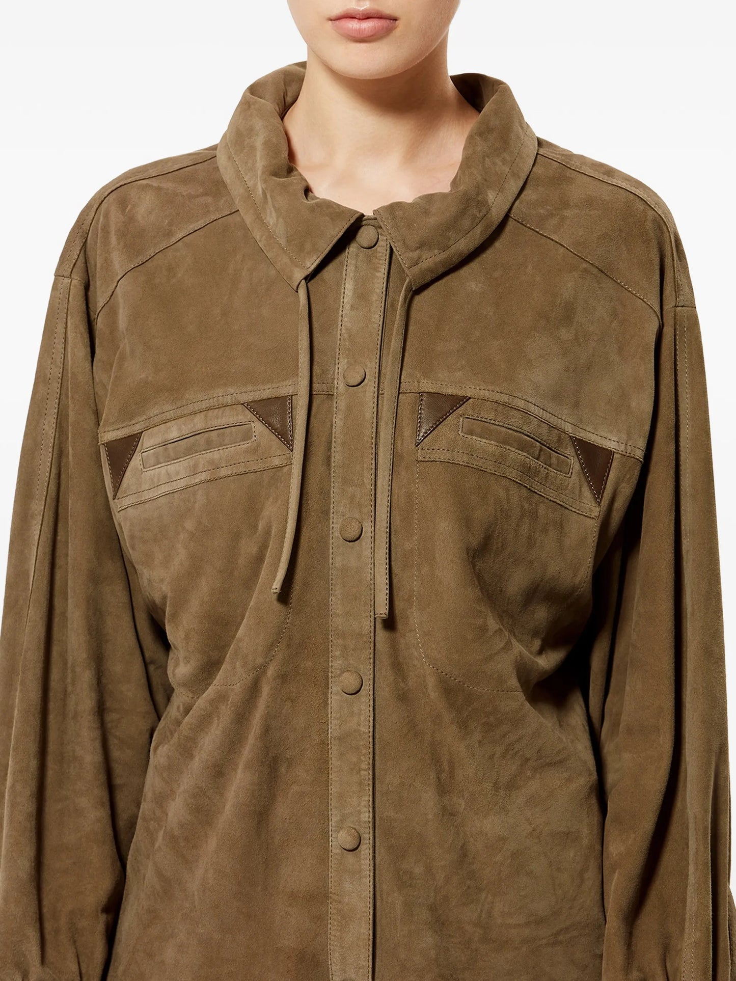 Maldia suede shirt