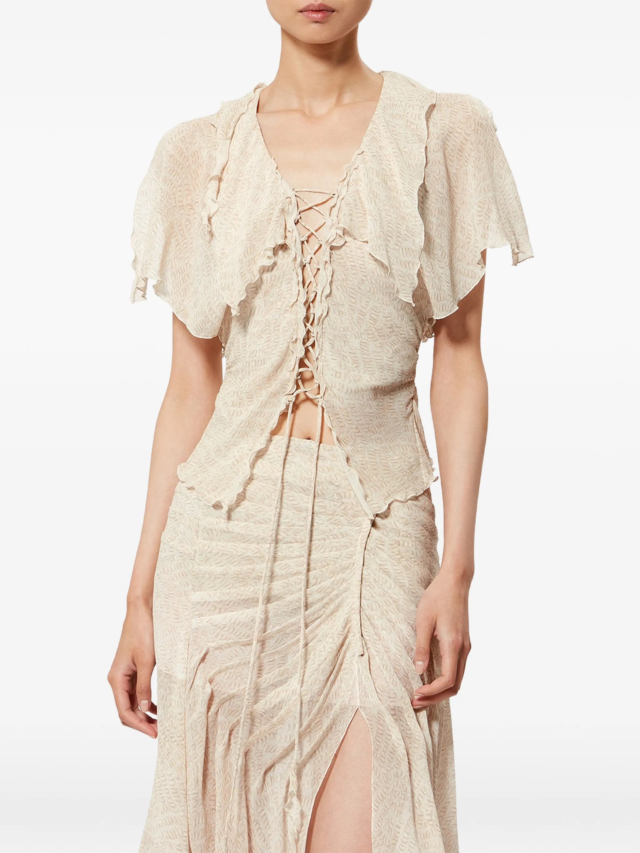 Thanais ruffled blouse