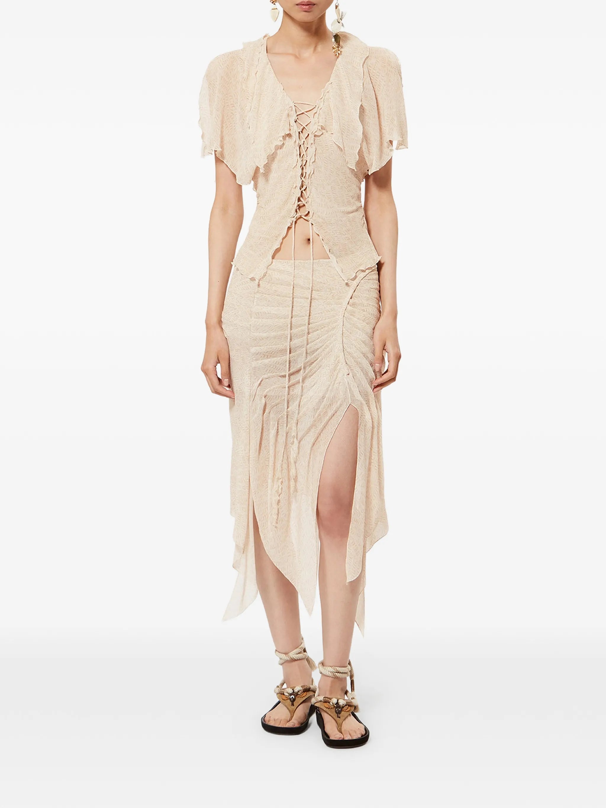 Thanais ruffled blouse