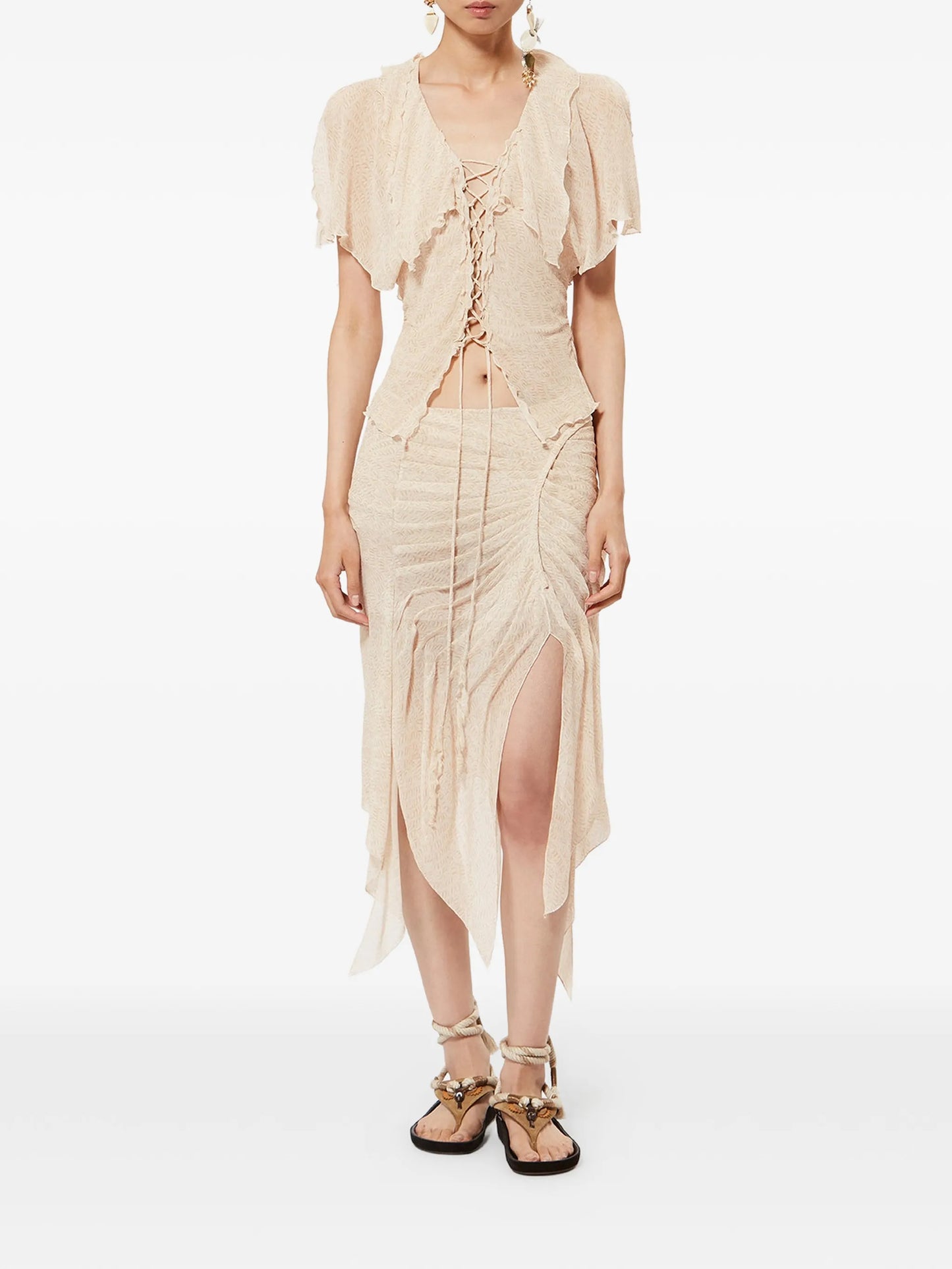 Thanais ruffled blouse
