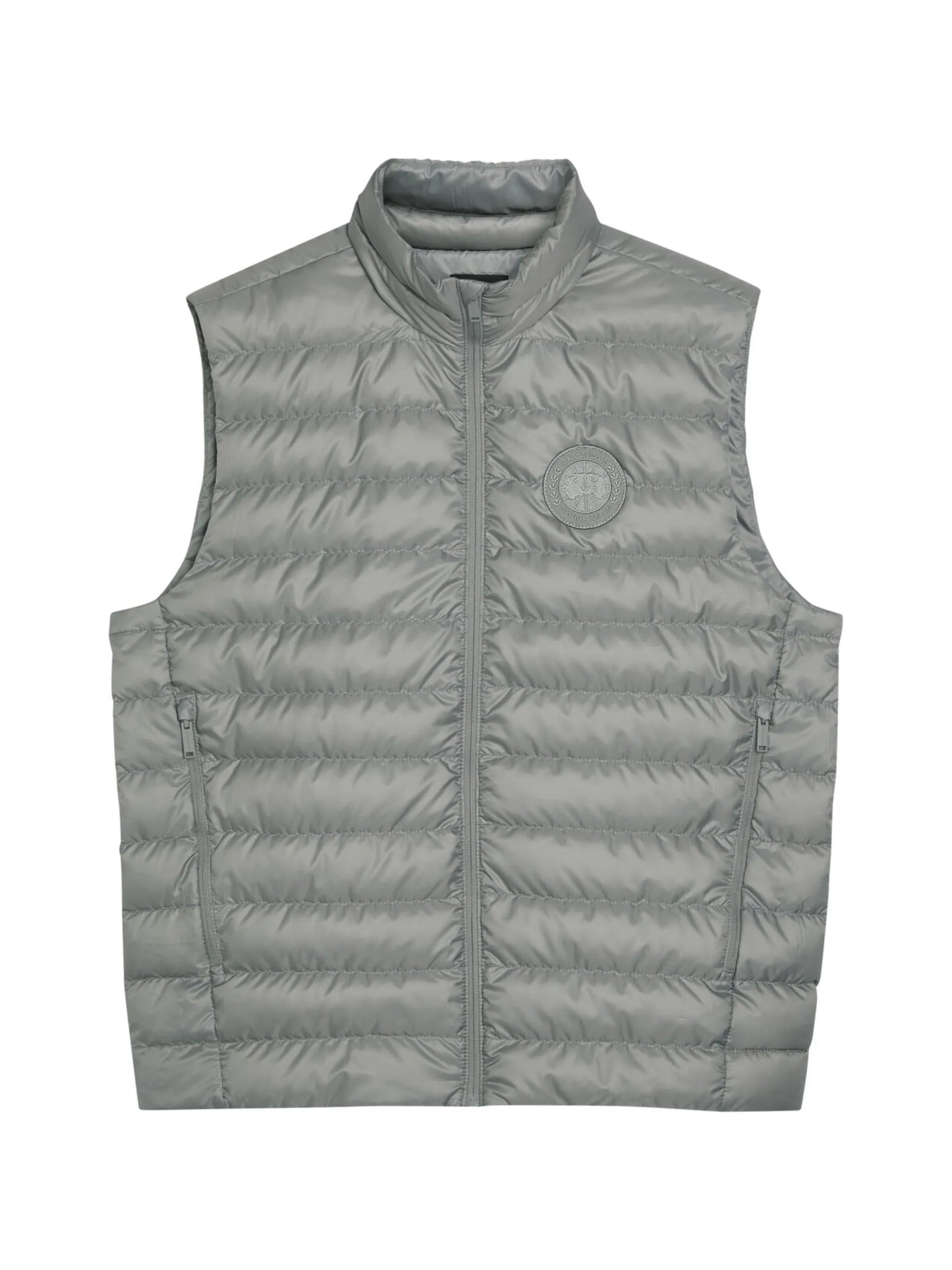 logo-patch padded gilet
