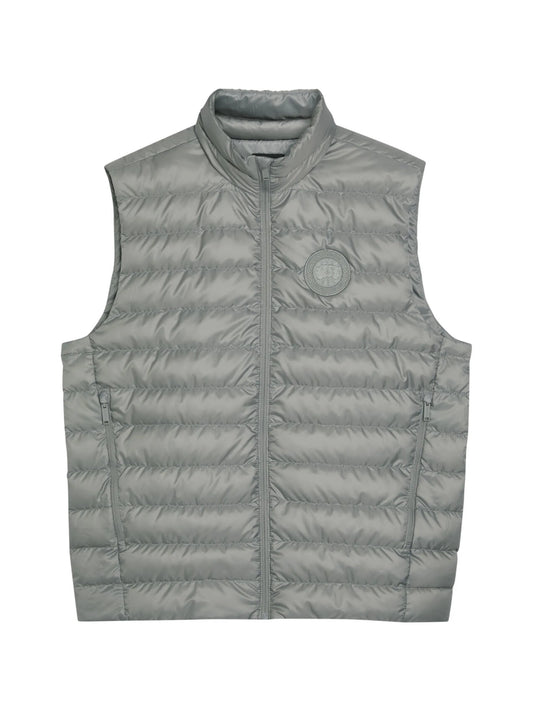 logo-patch padded gilet