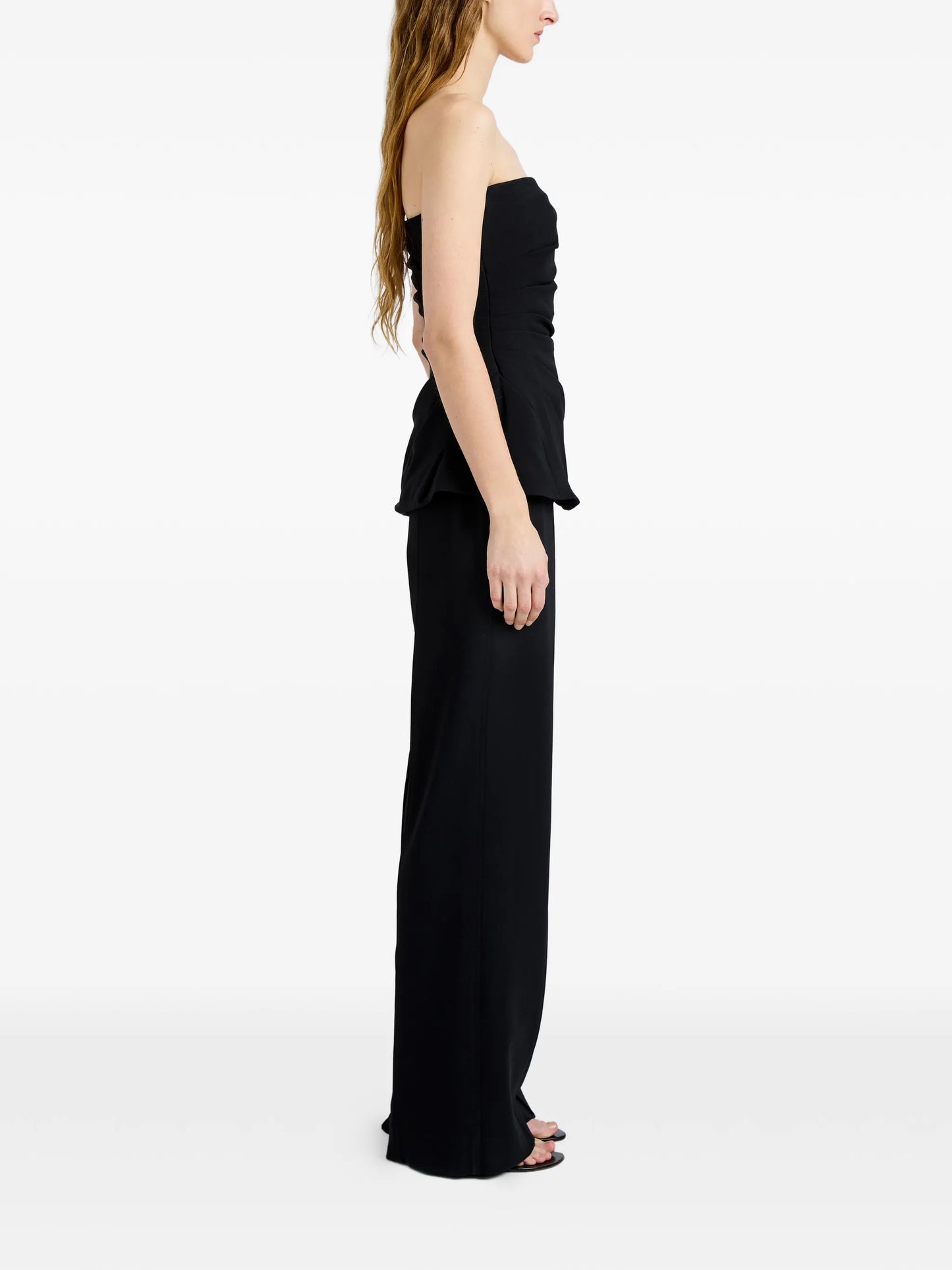 Damea draped strapless top