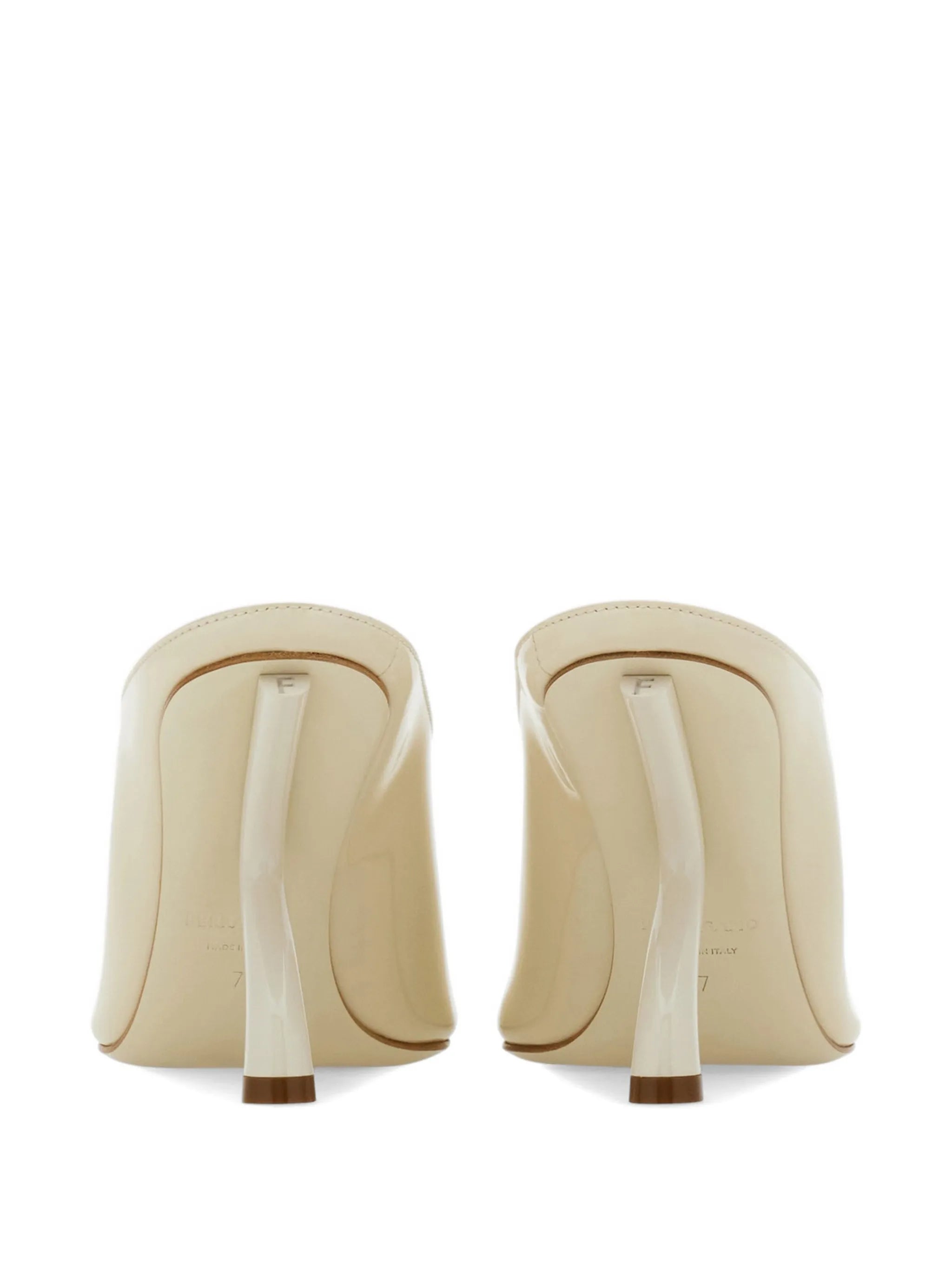 patent-finish pointed-toe pumps