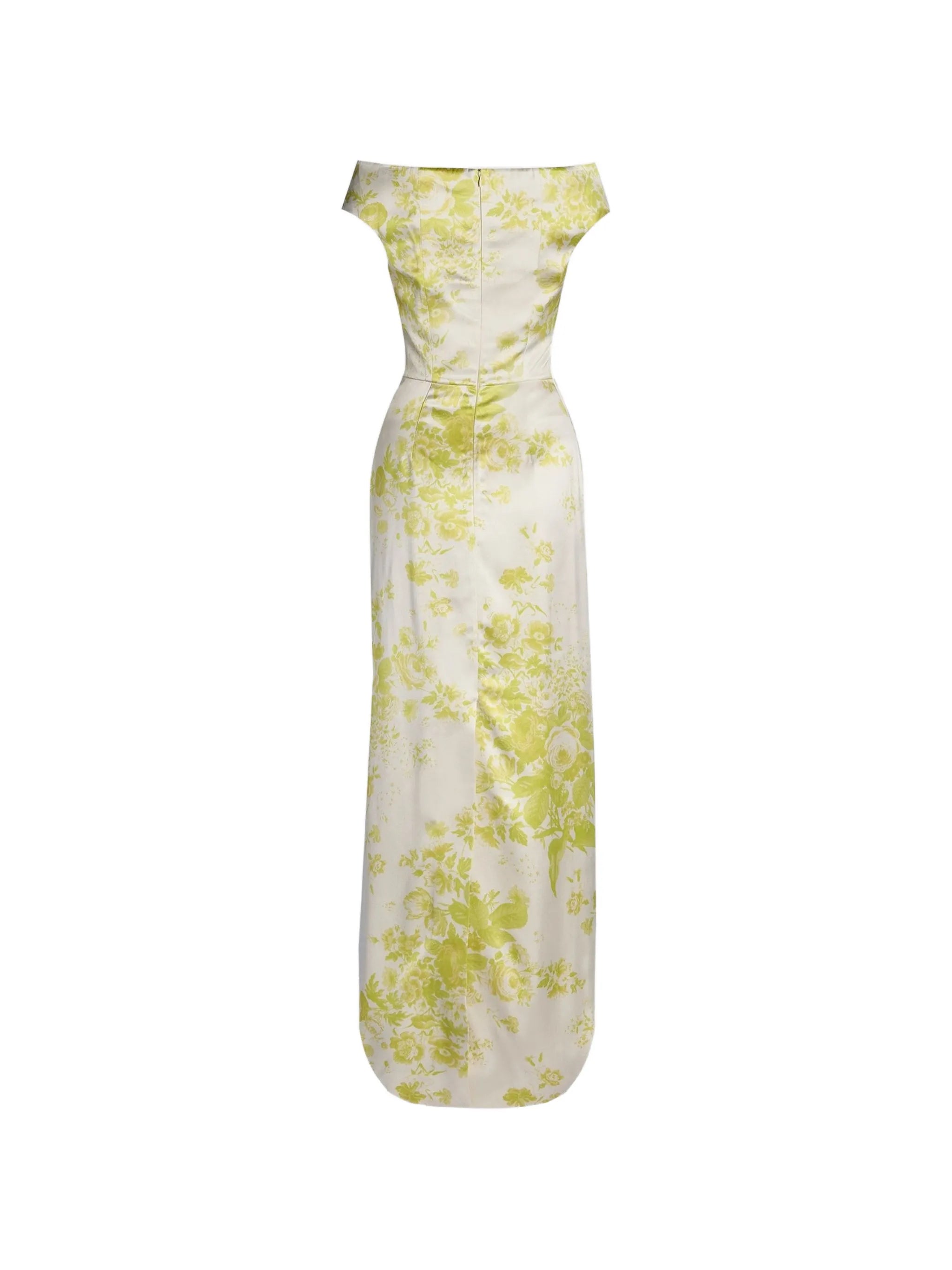 floral-pattern maxi dress