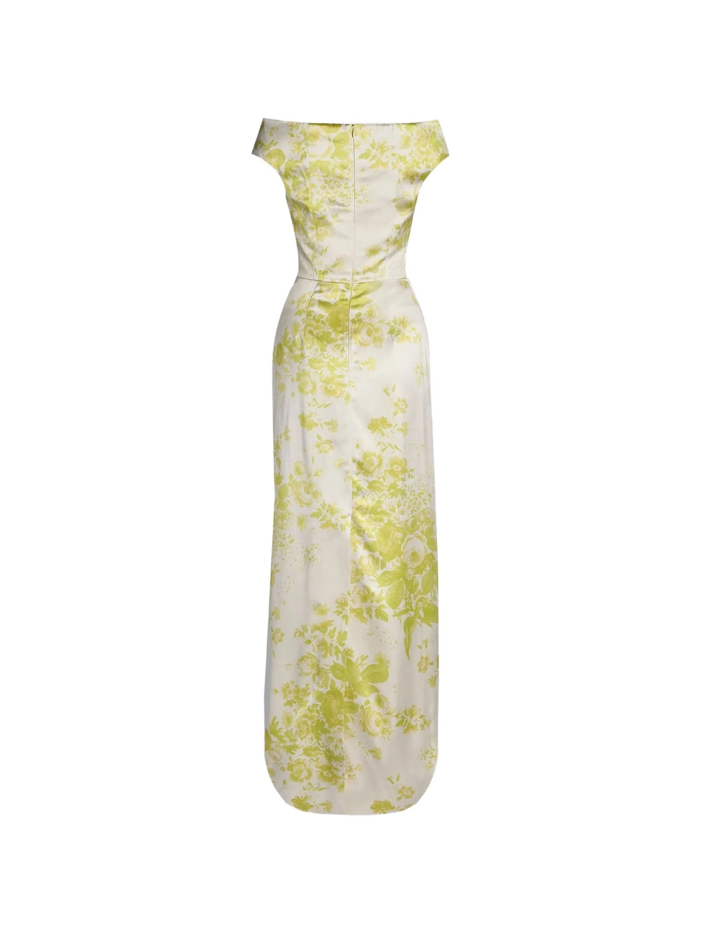 floral-pattern maxi dress